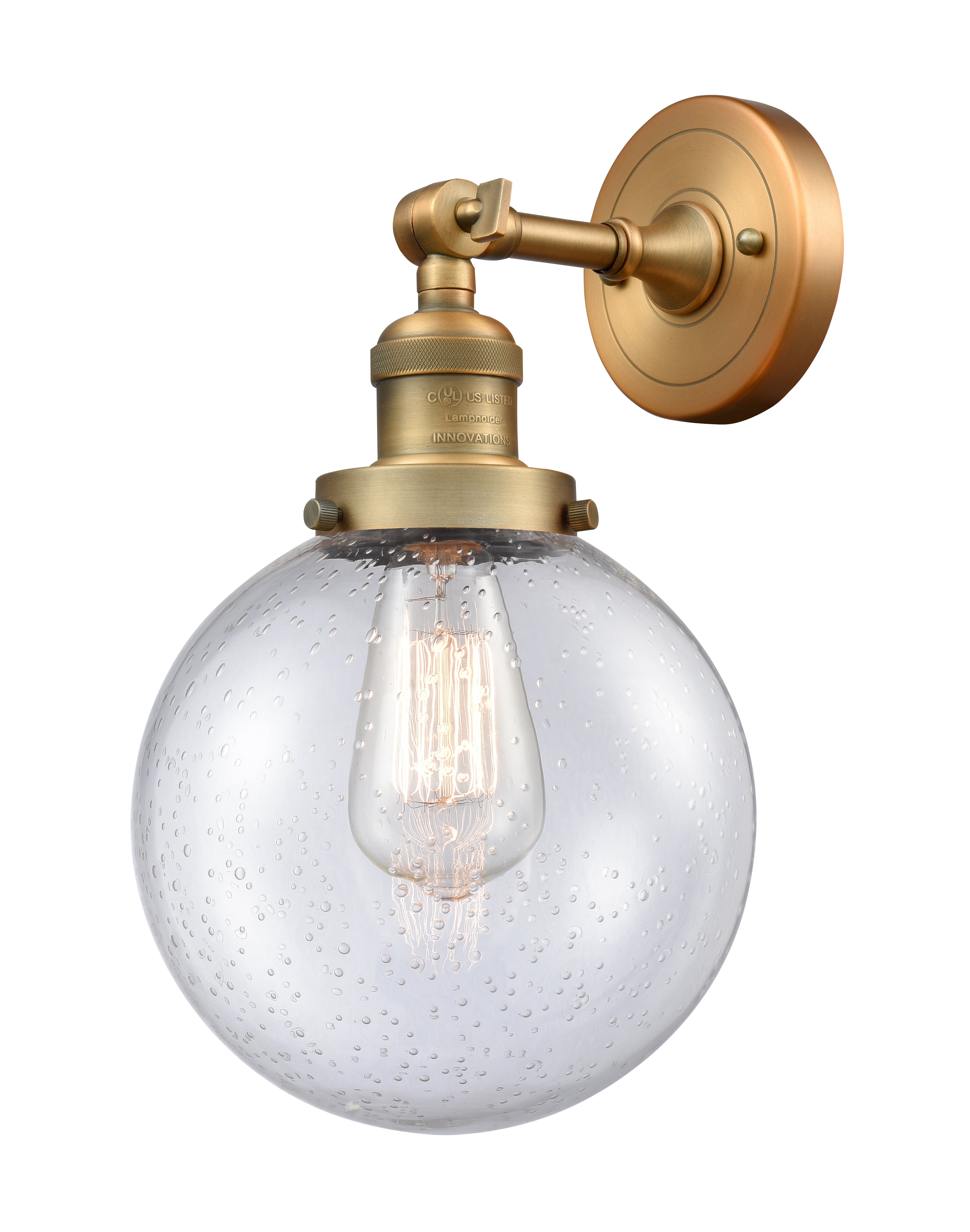 Franklin Restoration Sconce Cast Brass Finish