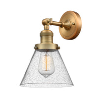 Franklin Restoration Sconce Cast Brass Glass
