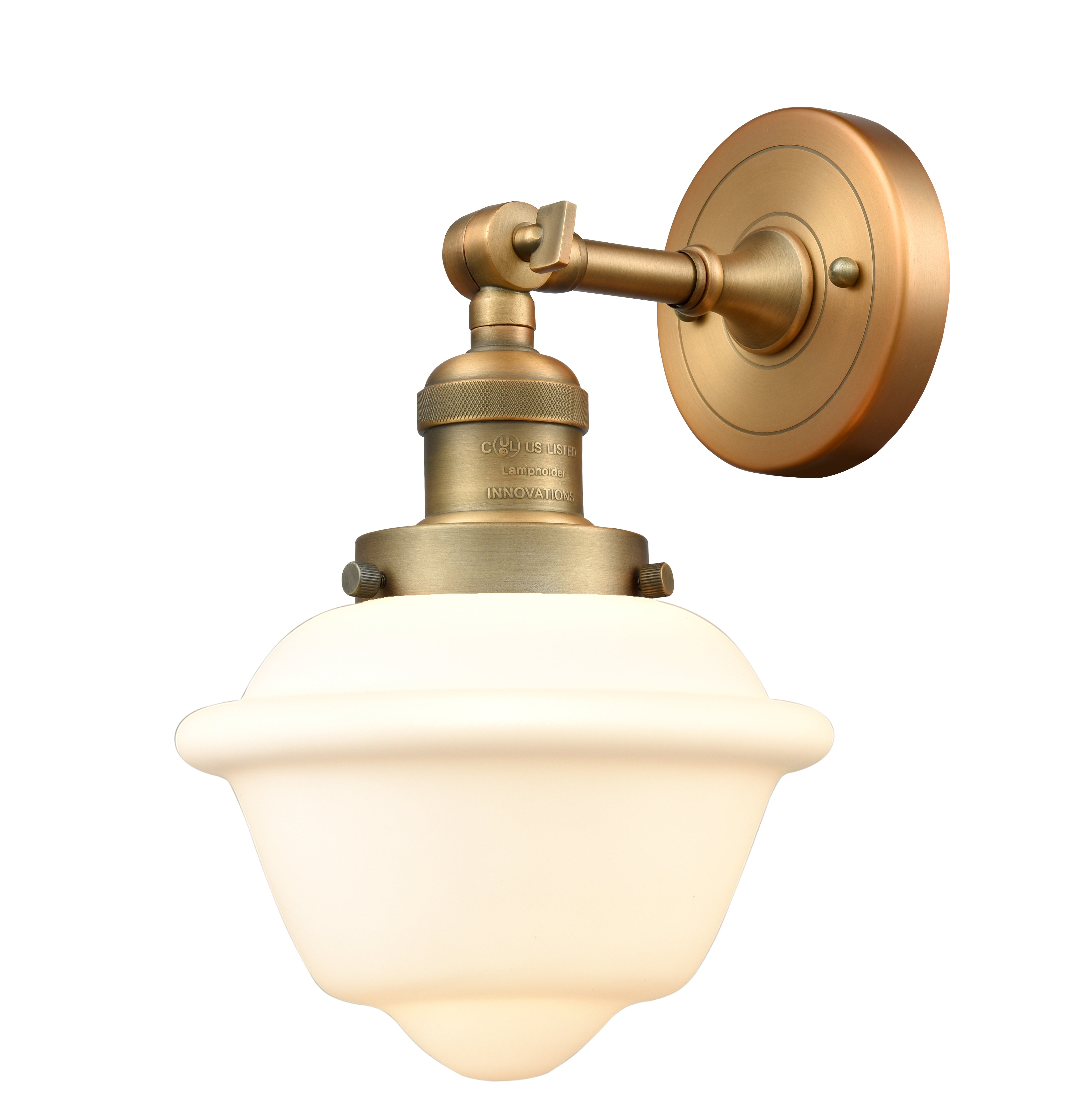 Franklin Restoration Sconce Cast Brass 12"