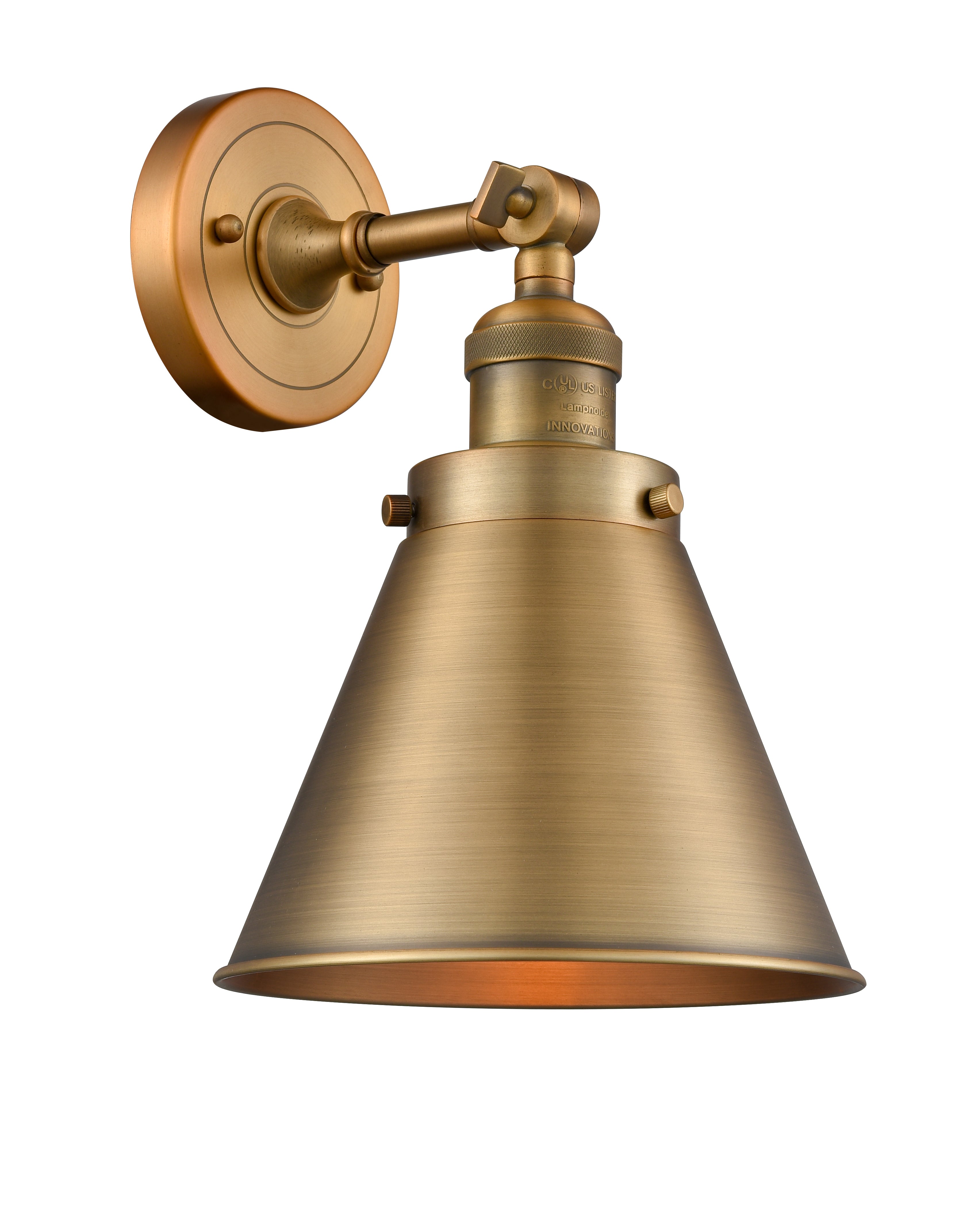 Franklin Restoration Sconce Cast Brass Steel