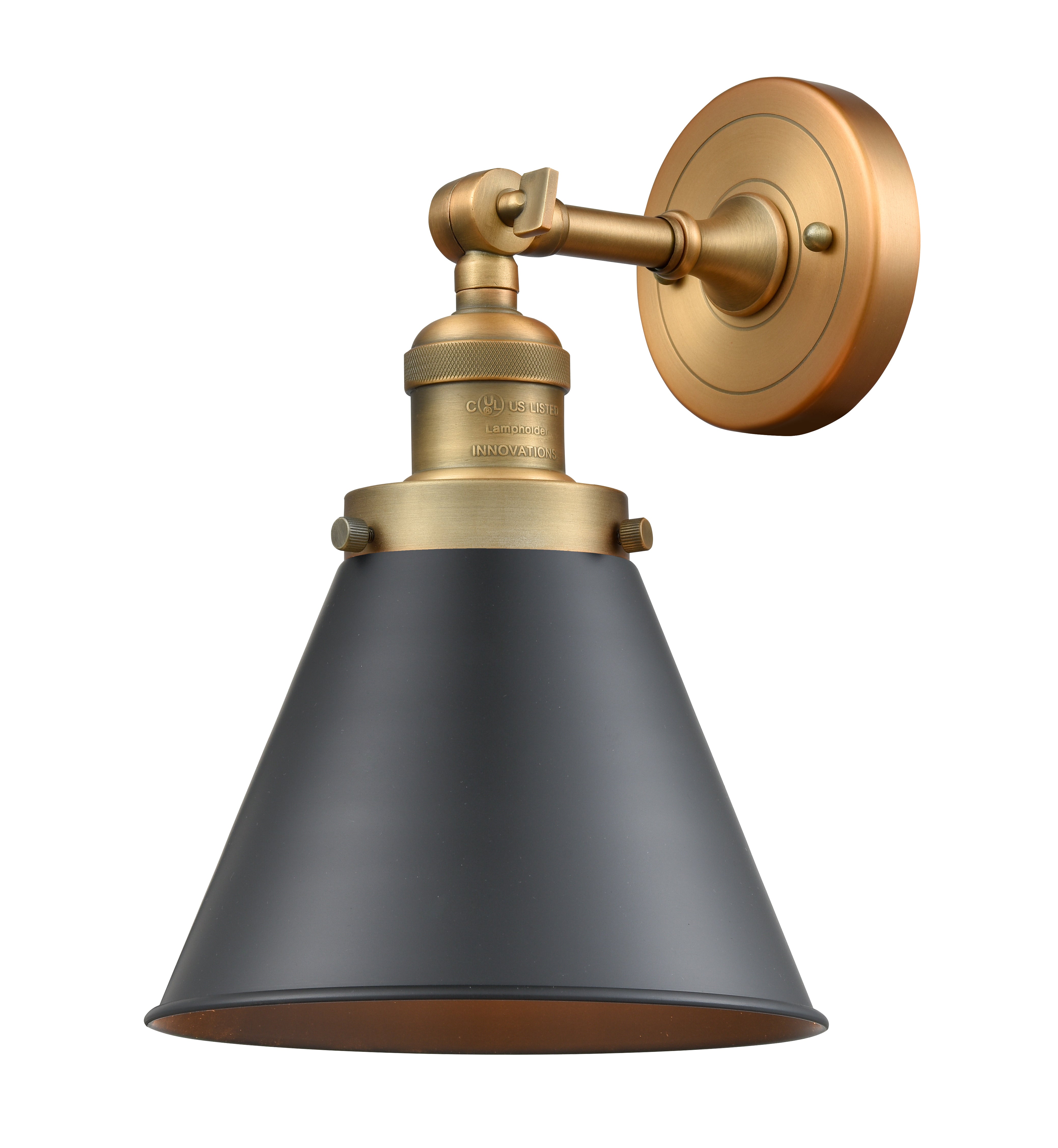 Franklin Restoration Sconce Cast Brass Steel