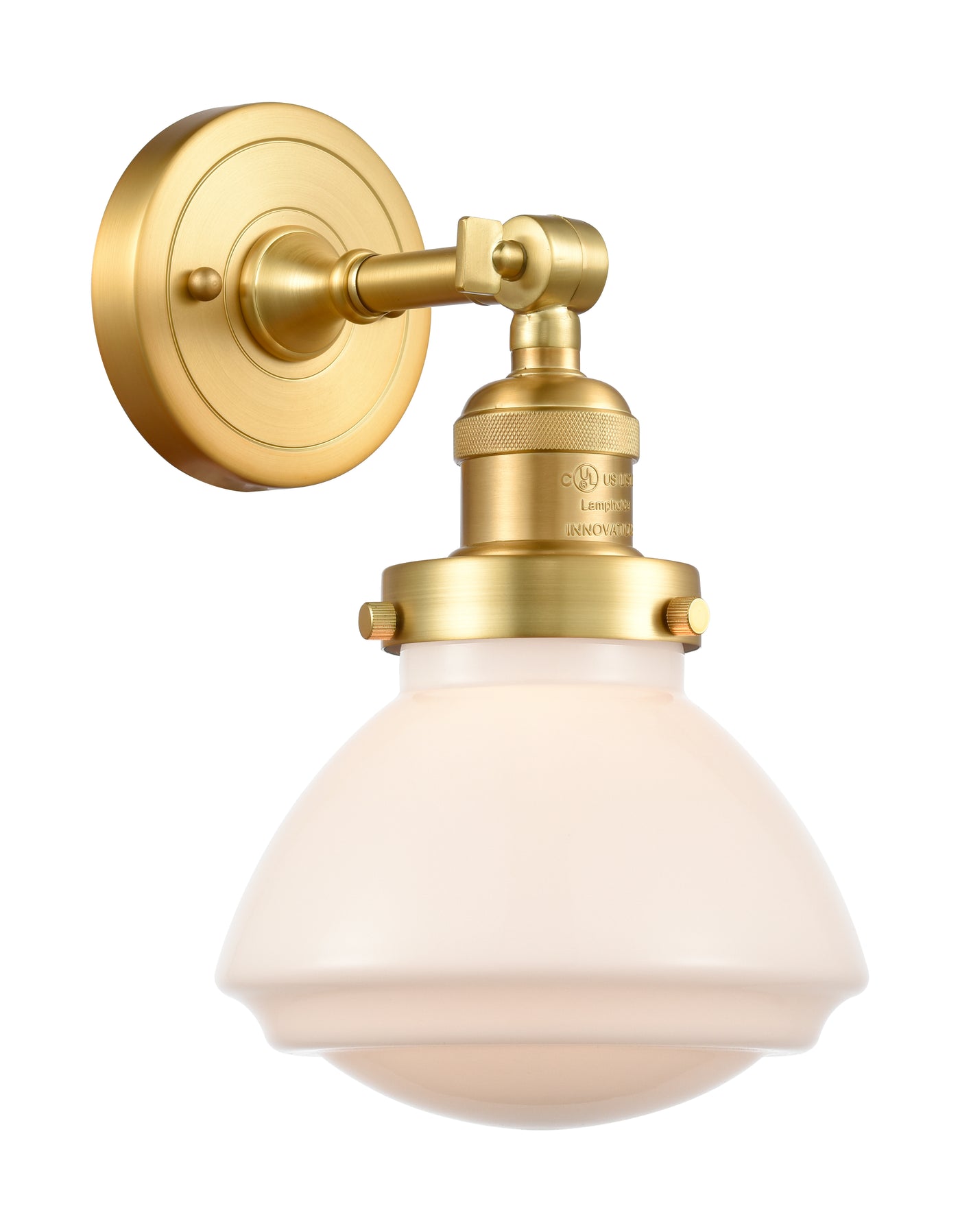 Franklin Restoration Sconce Cast Brass Dimmable