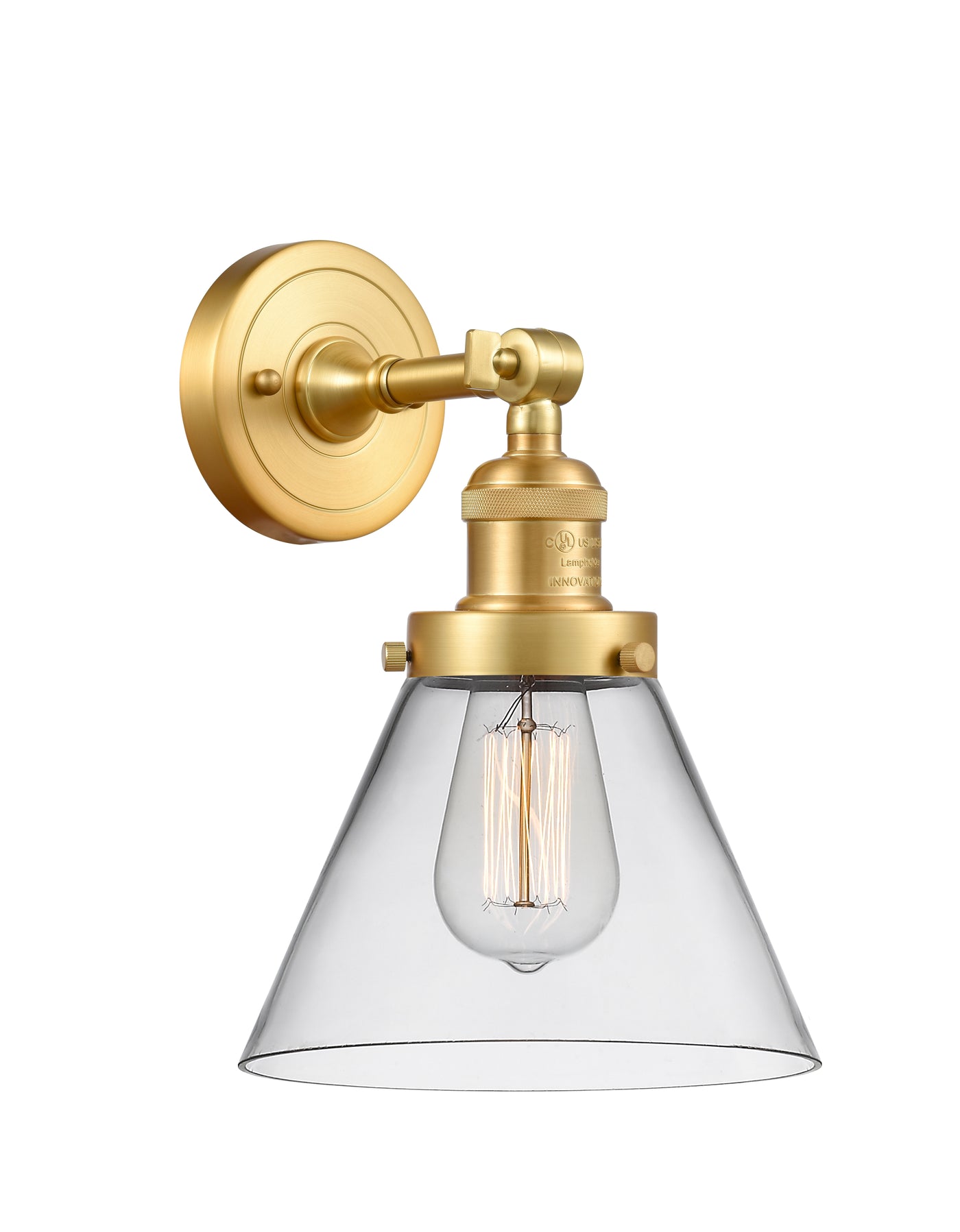 Franklin Restoration Sconce Cast Brass Finish