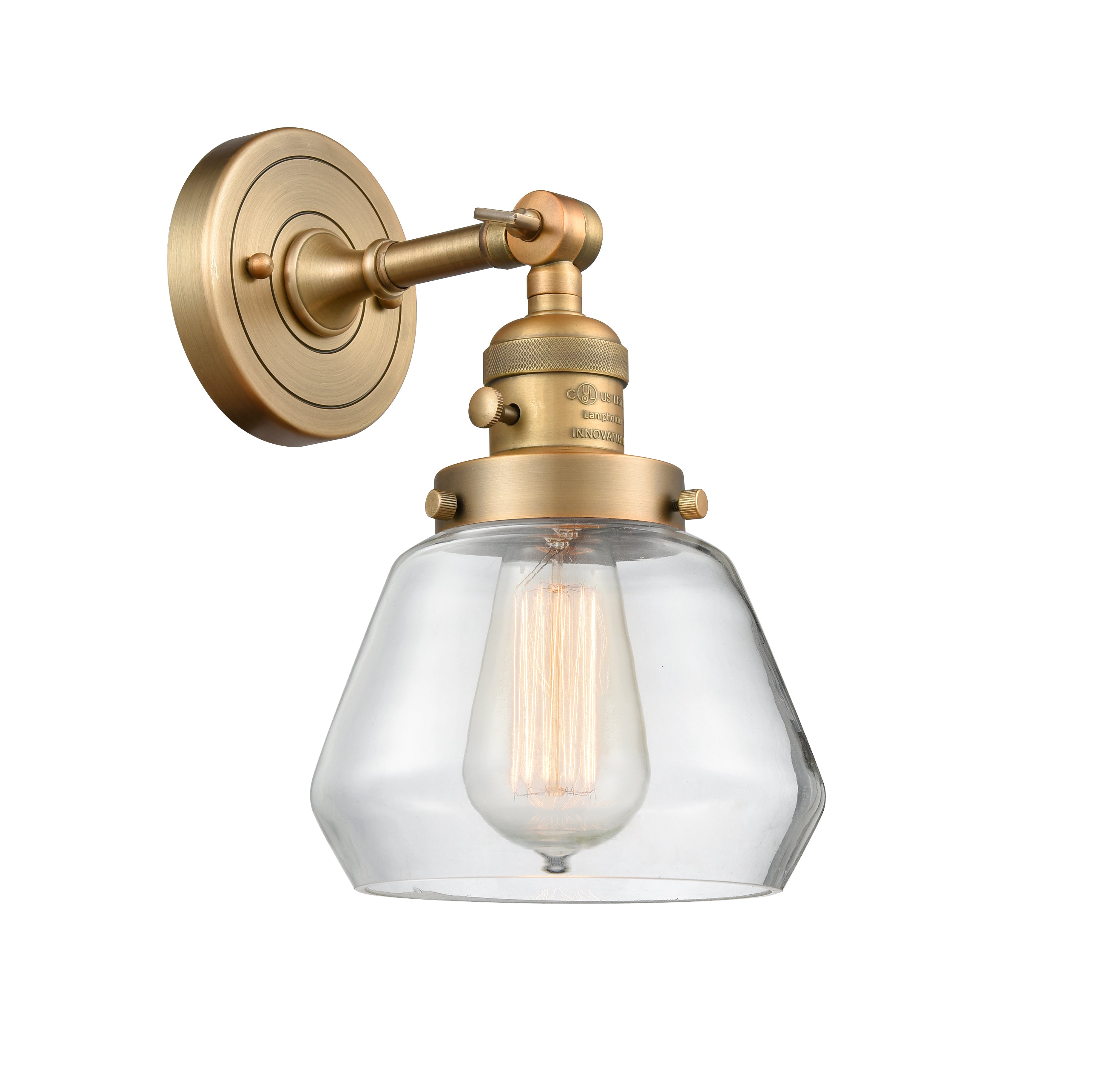 Franklin Restoration Sconce Cast Brass 11 Inch