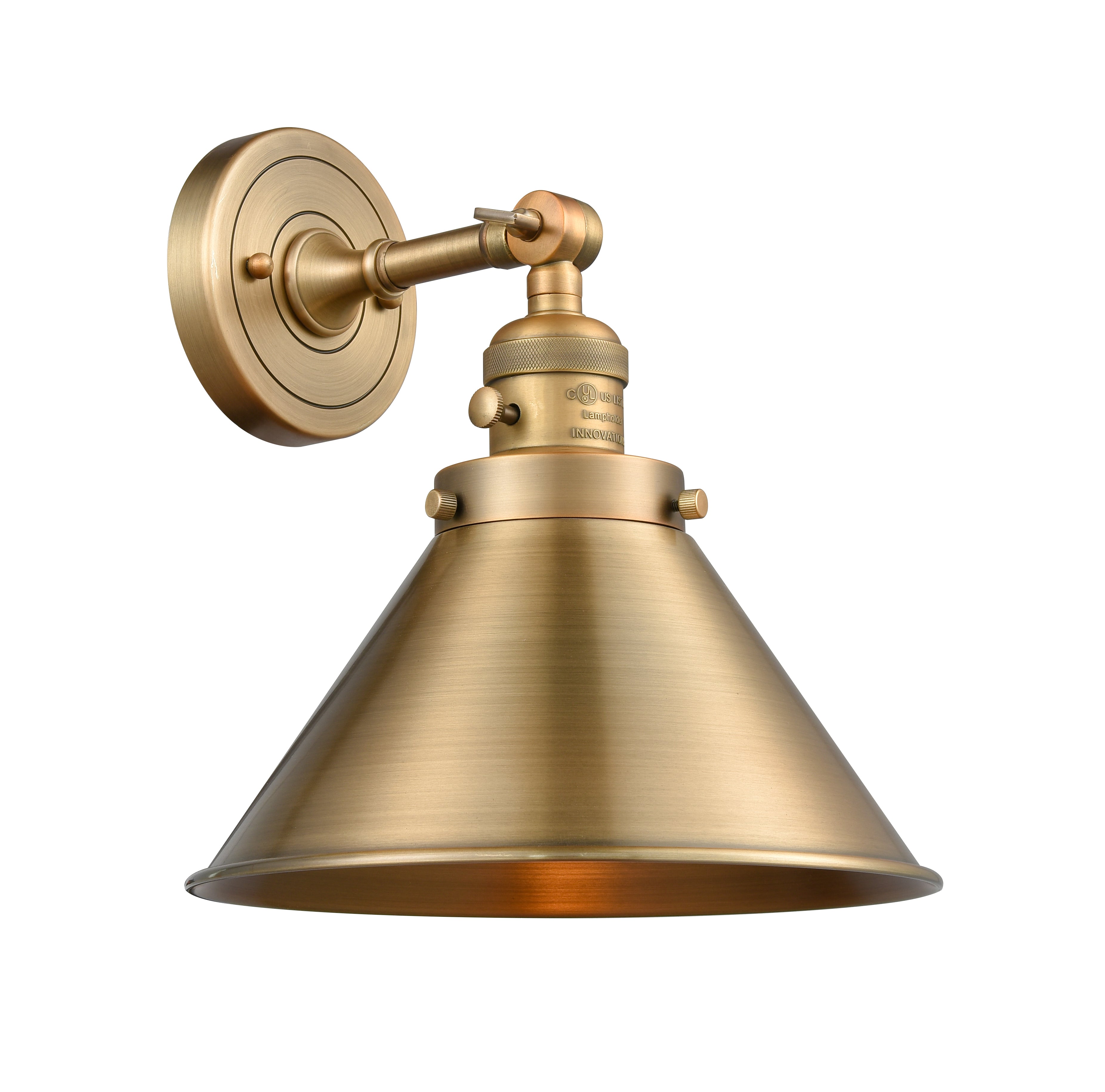 Franklin Restoration Sconce Cast Brass Finish