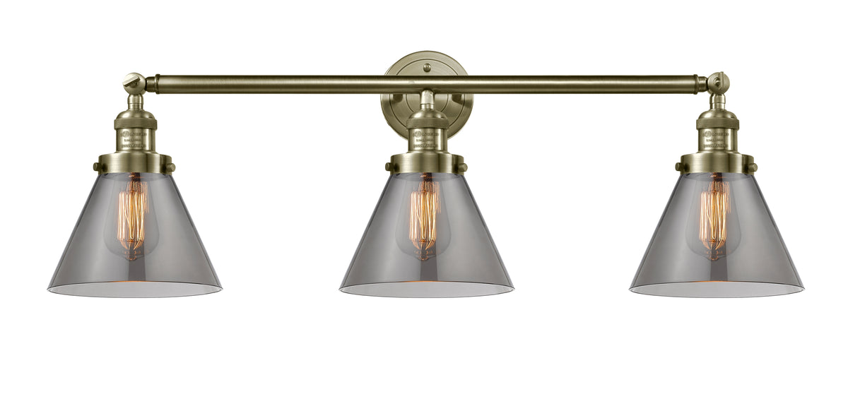 Cone 32-Inch 3-Light Bath Vanity Light