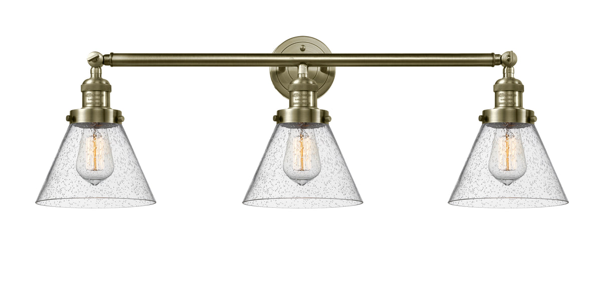 Cone 32-Inch 3-Light Bath Vanity Light