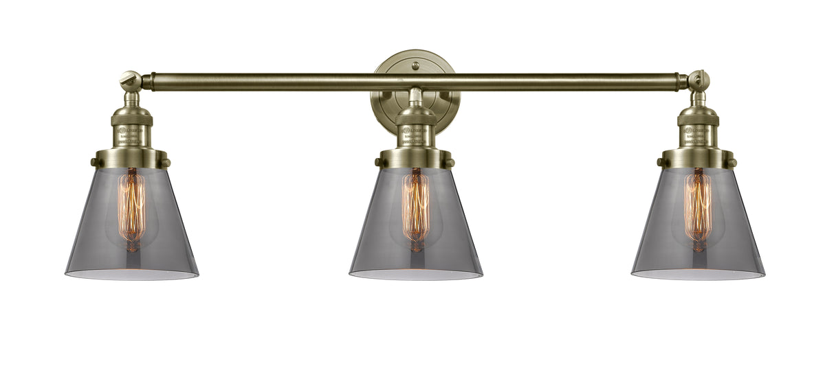 Cone 30-Inch 3-Light Bath Vanity Light