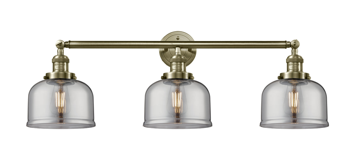 Bell 32-Inch 3-Light Bath Vanity Light with LED Bulbs Dimmable
