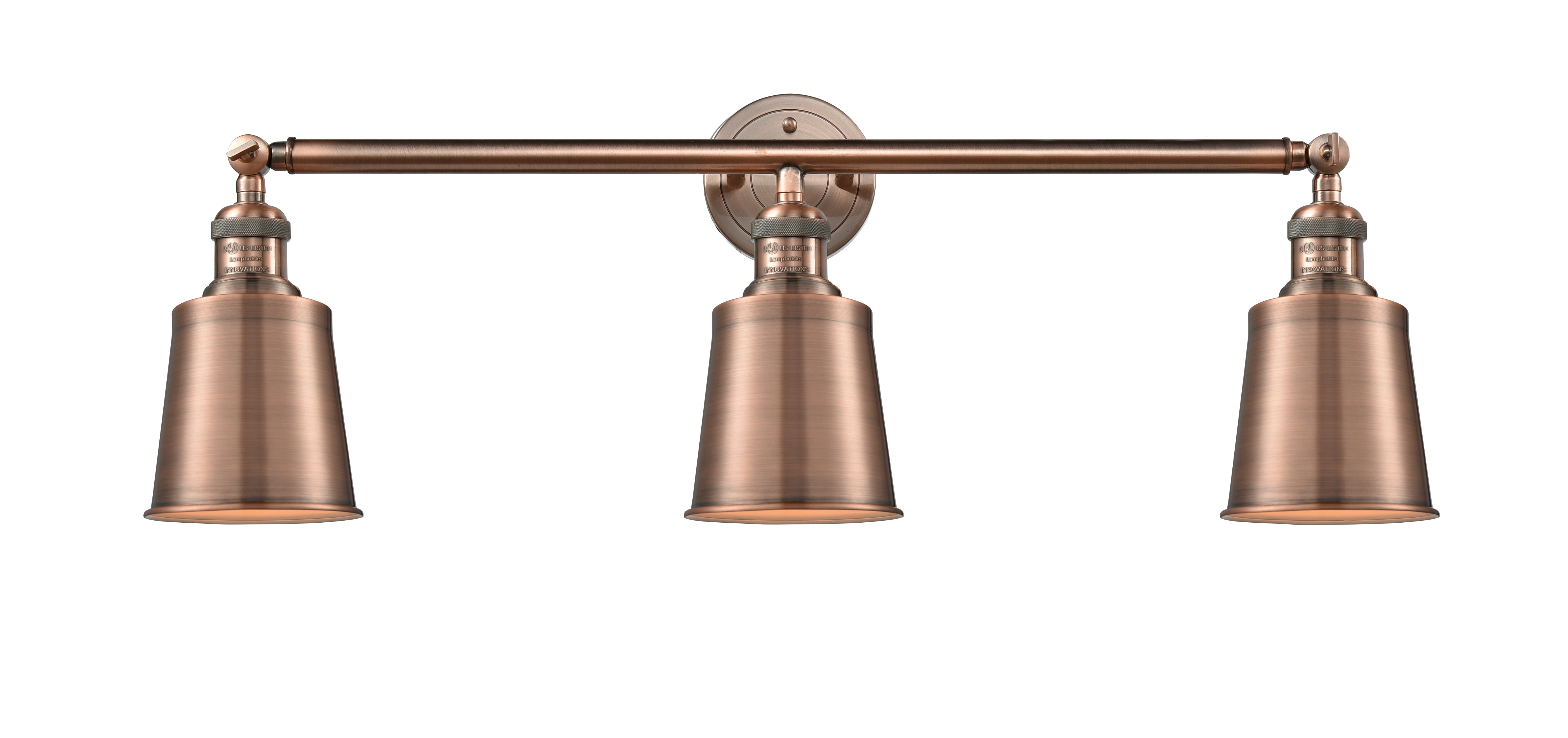 Franklin Restoration Vanity Light Brass Finish