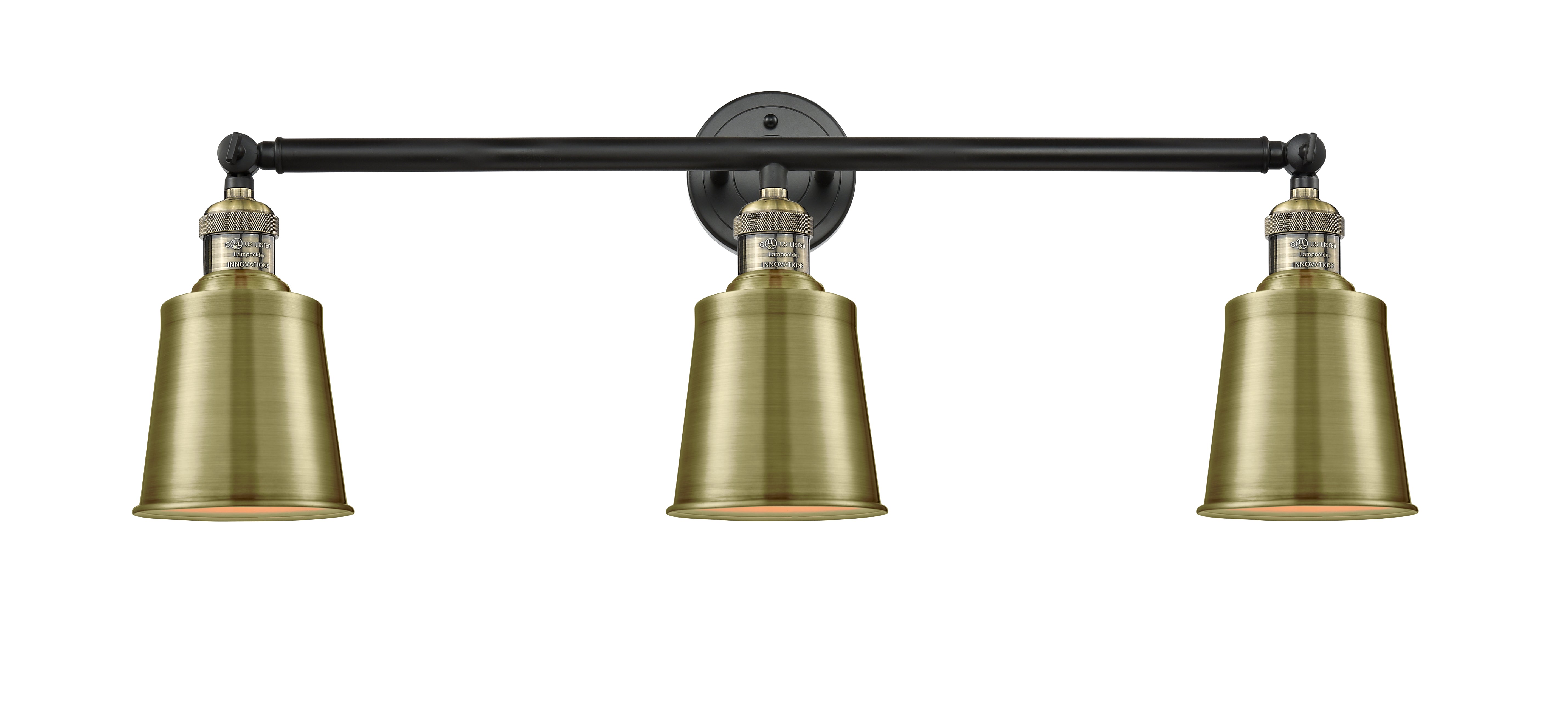 Franklin Restoration Vanity Light Brass Finish