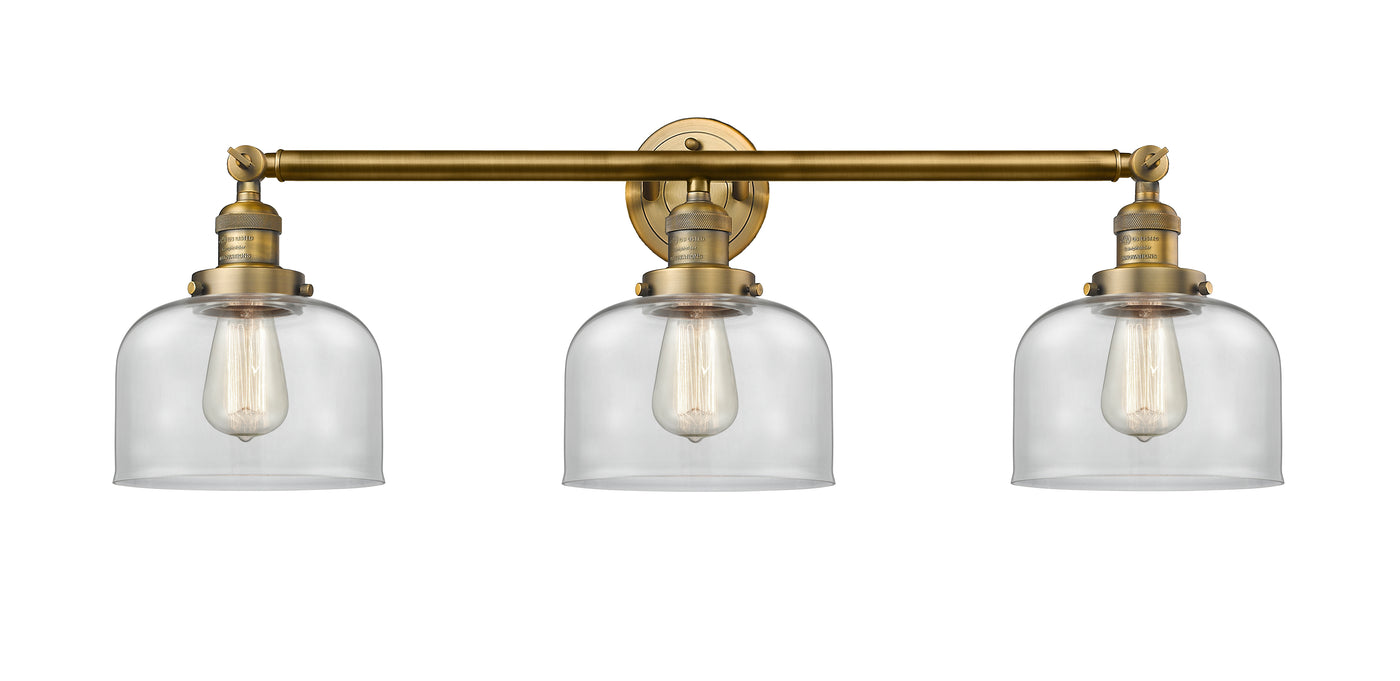 Franklin Restoration Light Brass Glass Steel