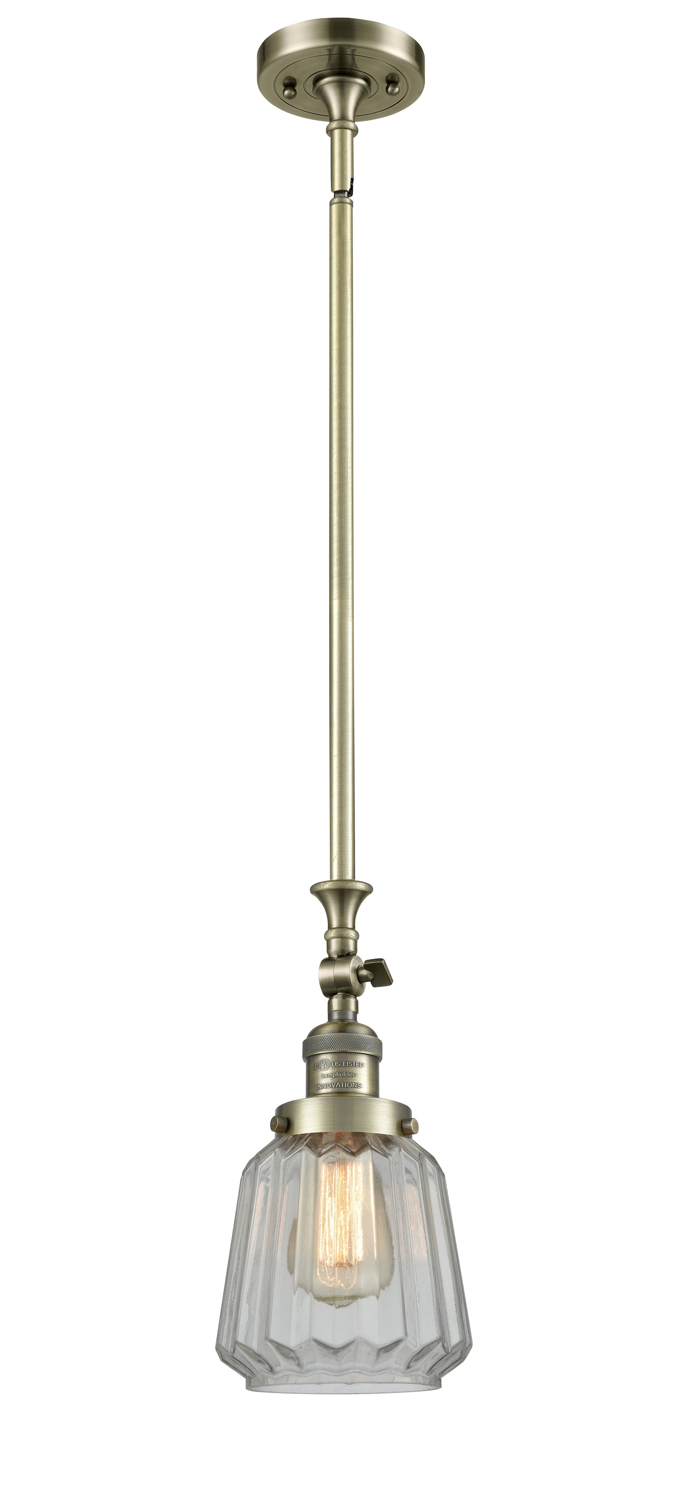 Franklin Restoration Mini Pendant Antique Brass