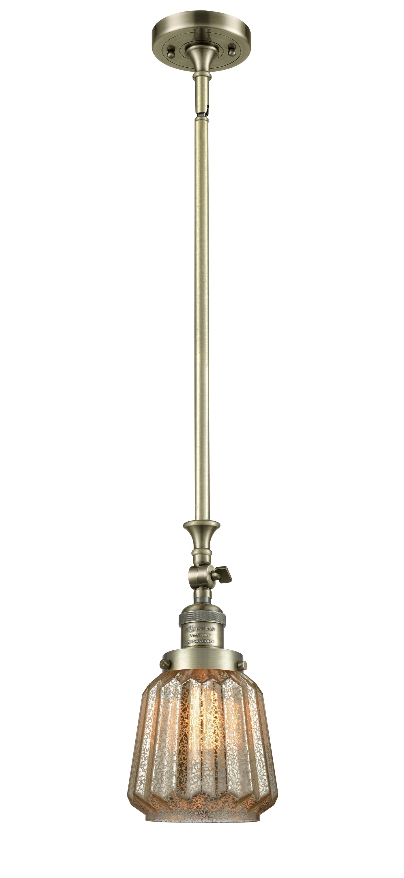 Franklin Restoration Mini Pendant Antique Brass