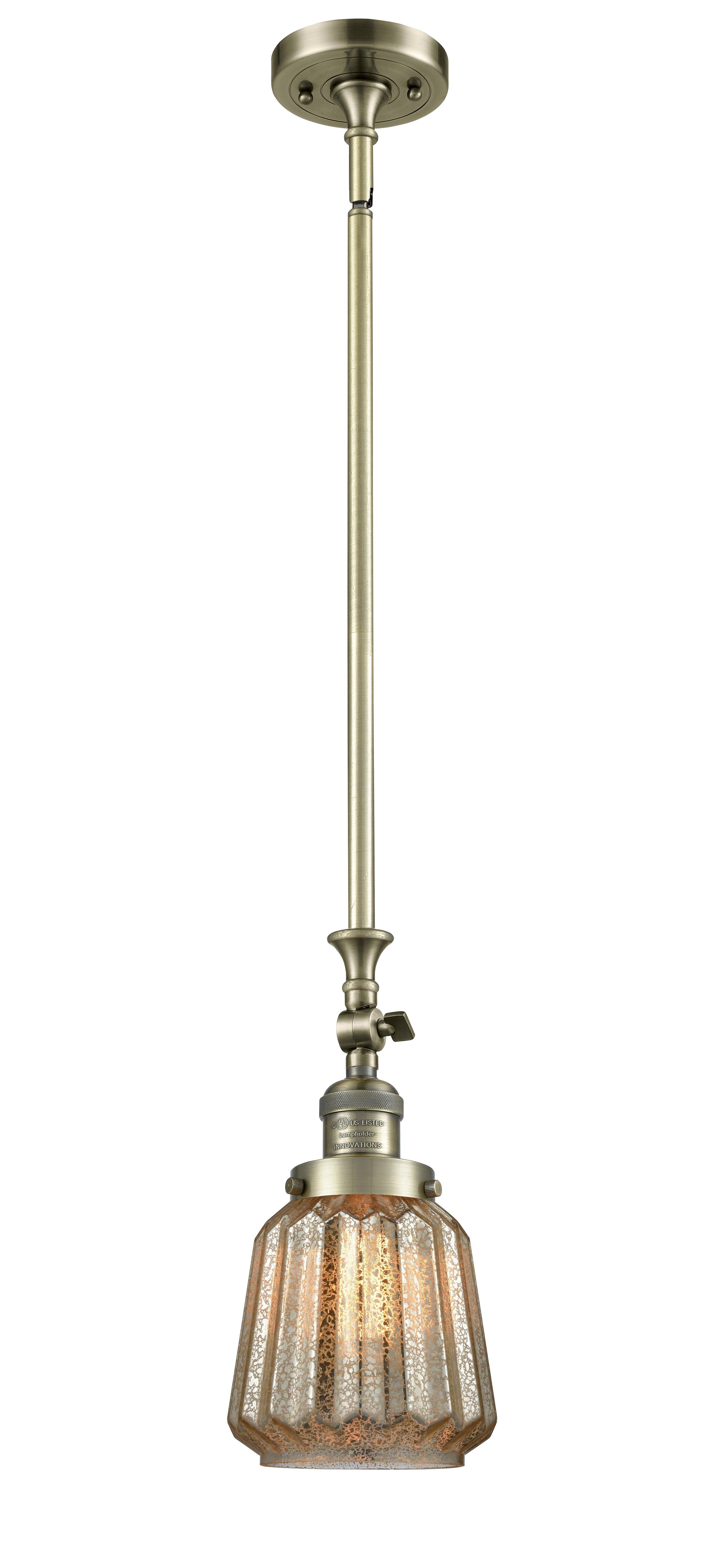 Franklin Restoration Mini Pendant Antique Brass