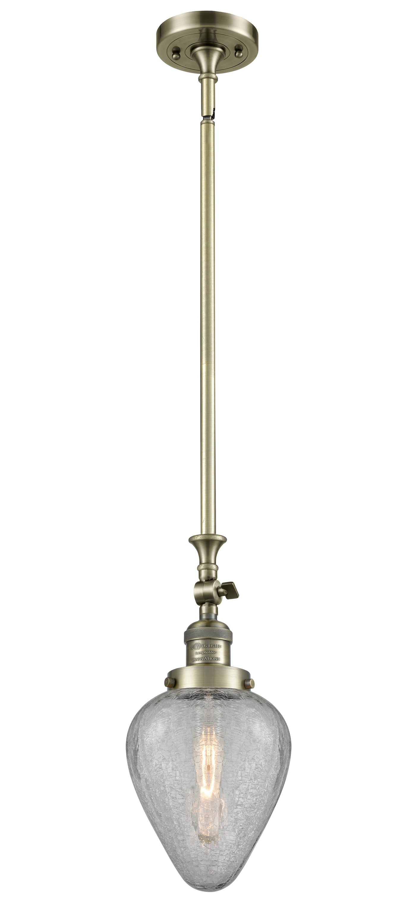 Franklin Restoration Mini Pendant Brass Steel