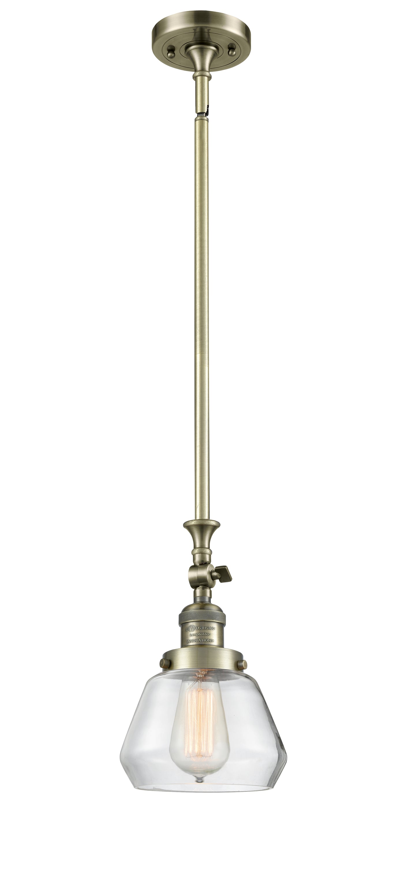 Franklin Restoration Mini Pendant Antique Brass