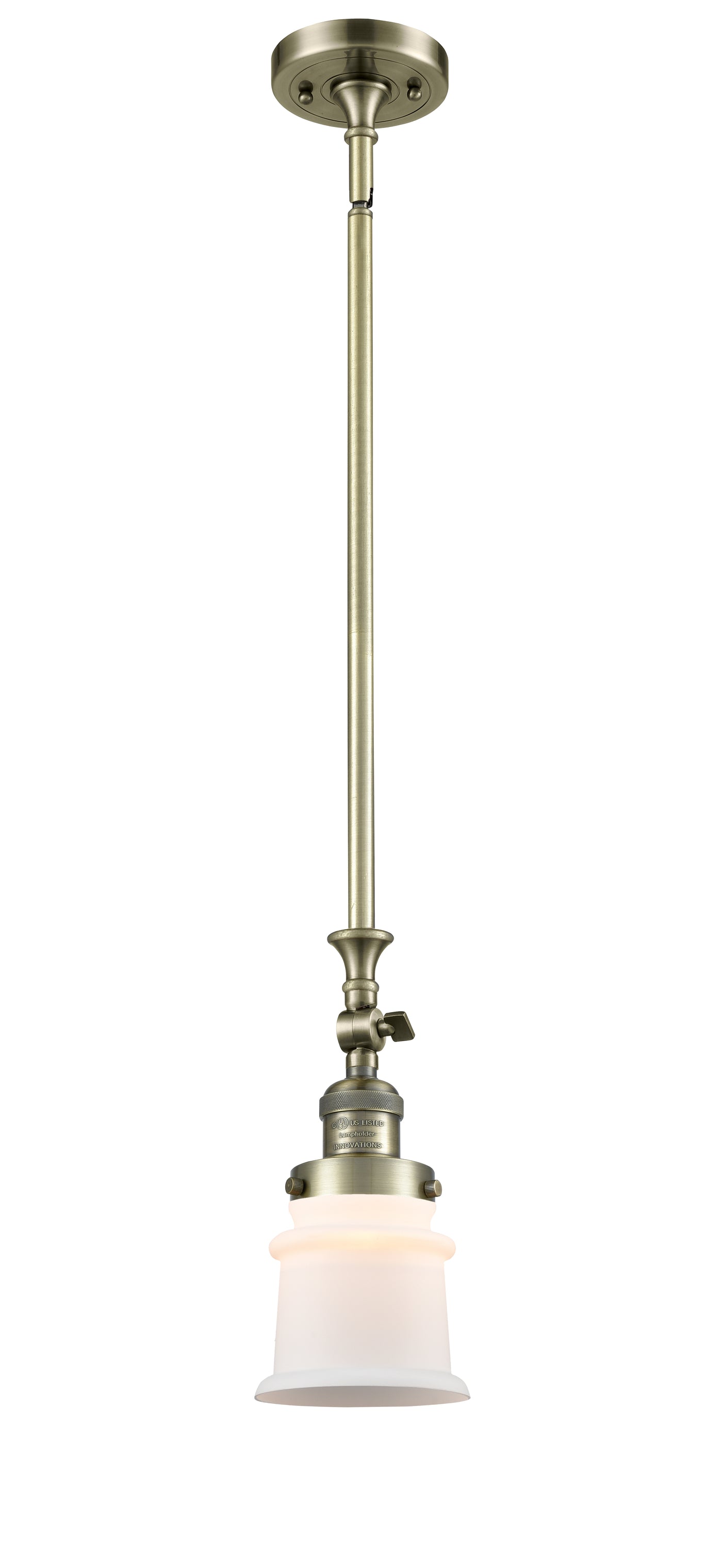 Franklin Restoration Mini Pendant Antique Brass