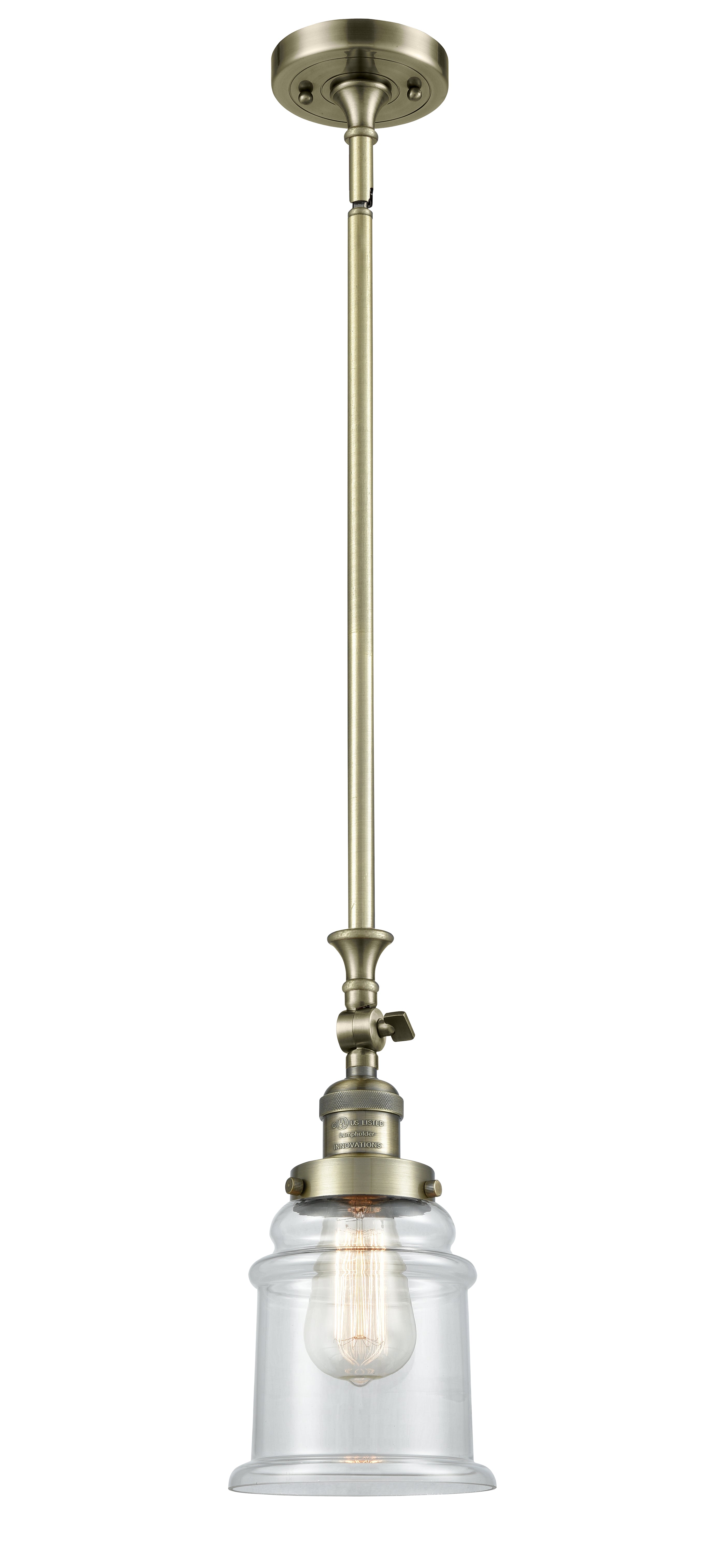 Franklin Restoration Mini Pendant Brass