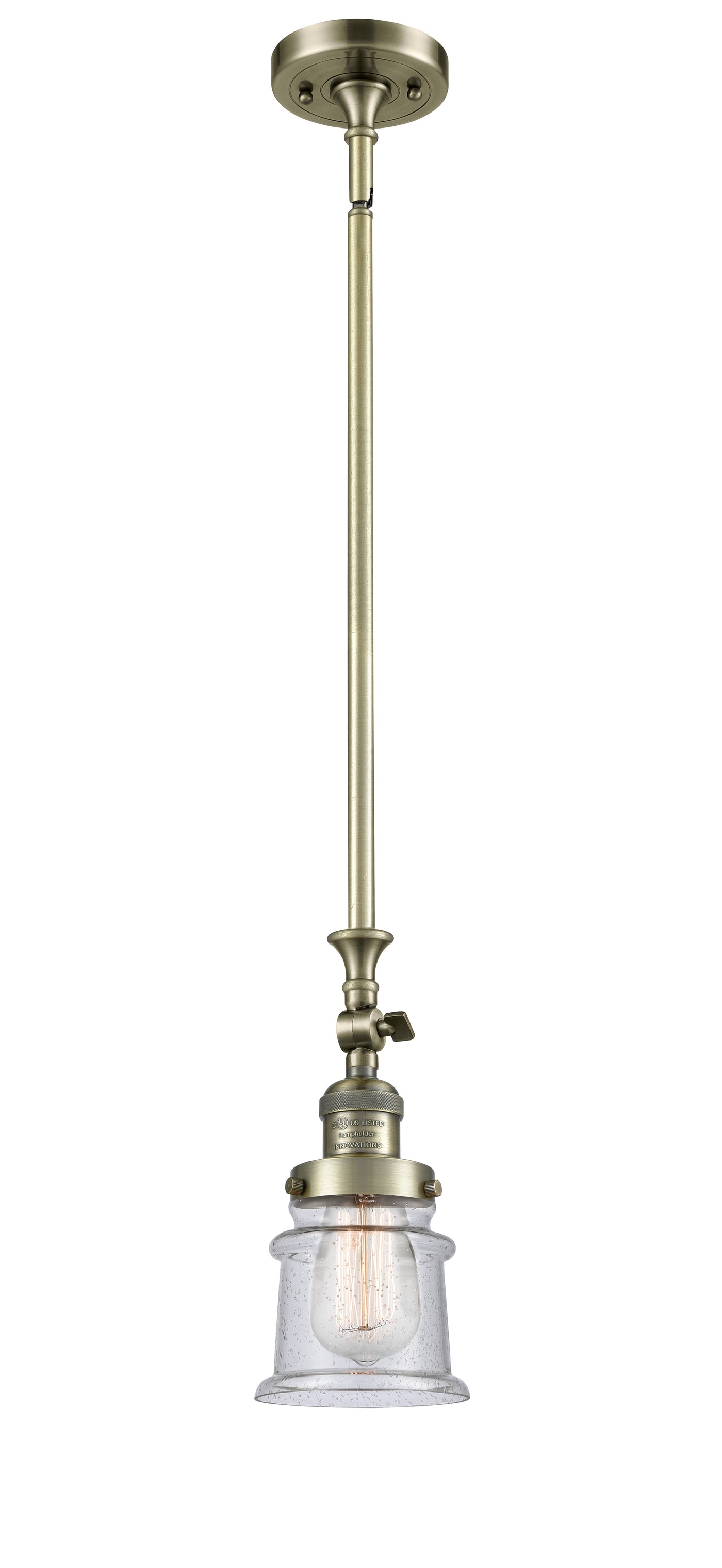 Franklin Restoration Mini Pendant Antique Brass