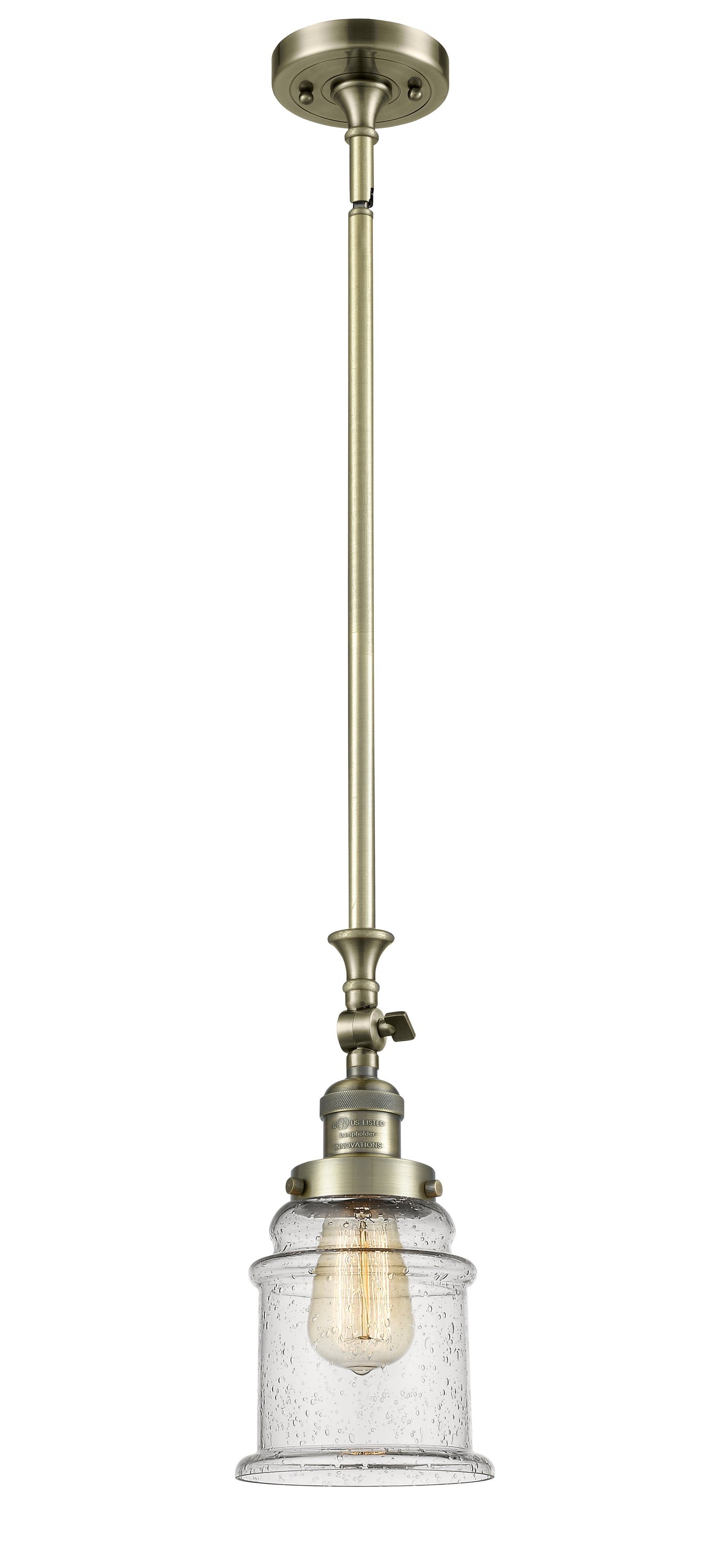 Franklin Restoration Mini Pendant Antique Brass
