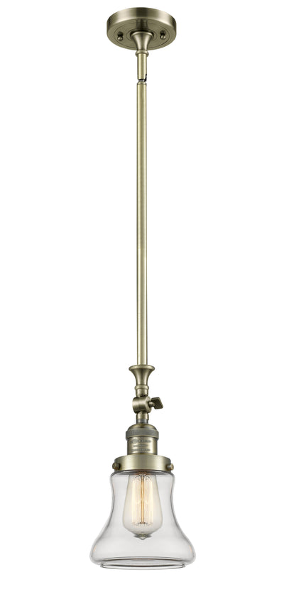 Franklin Restoration Mini Pendant Brass Finish