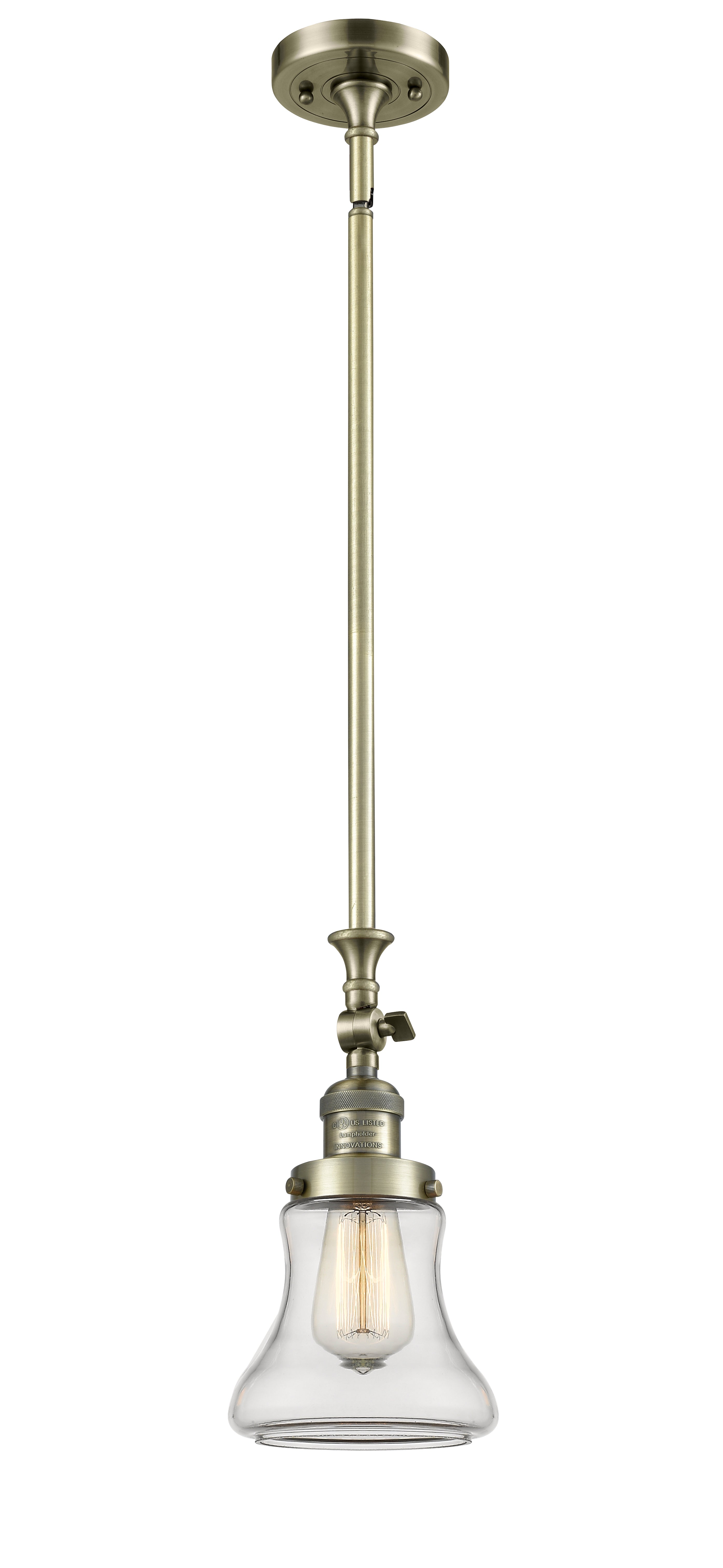Franklin Restoration Mini Pendant Antique Brass