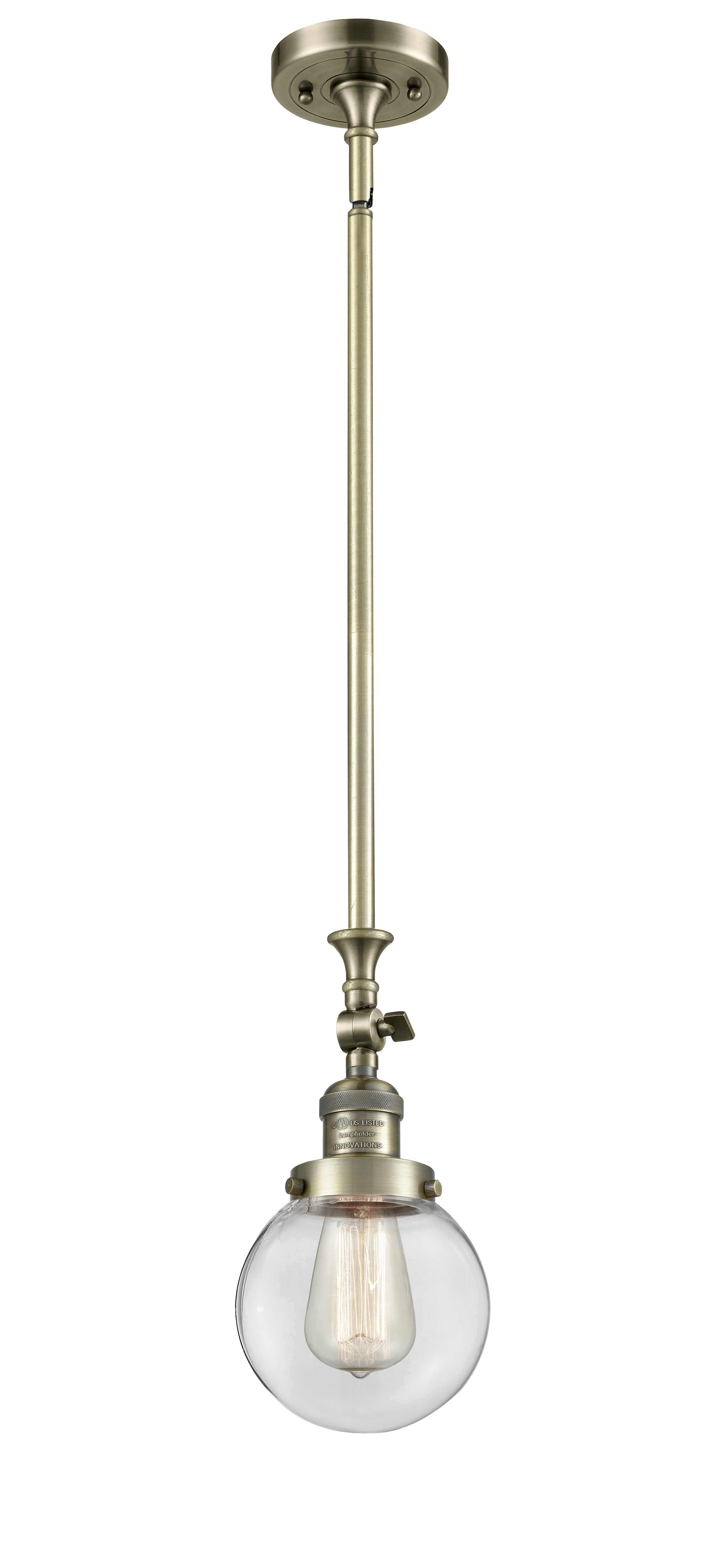 Franklin Restoration Mini Pendant Cast Brass
