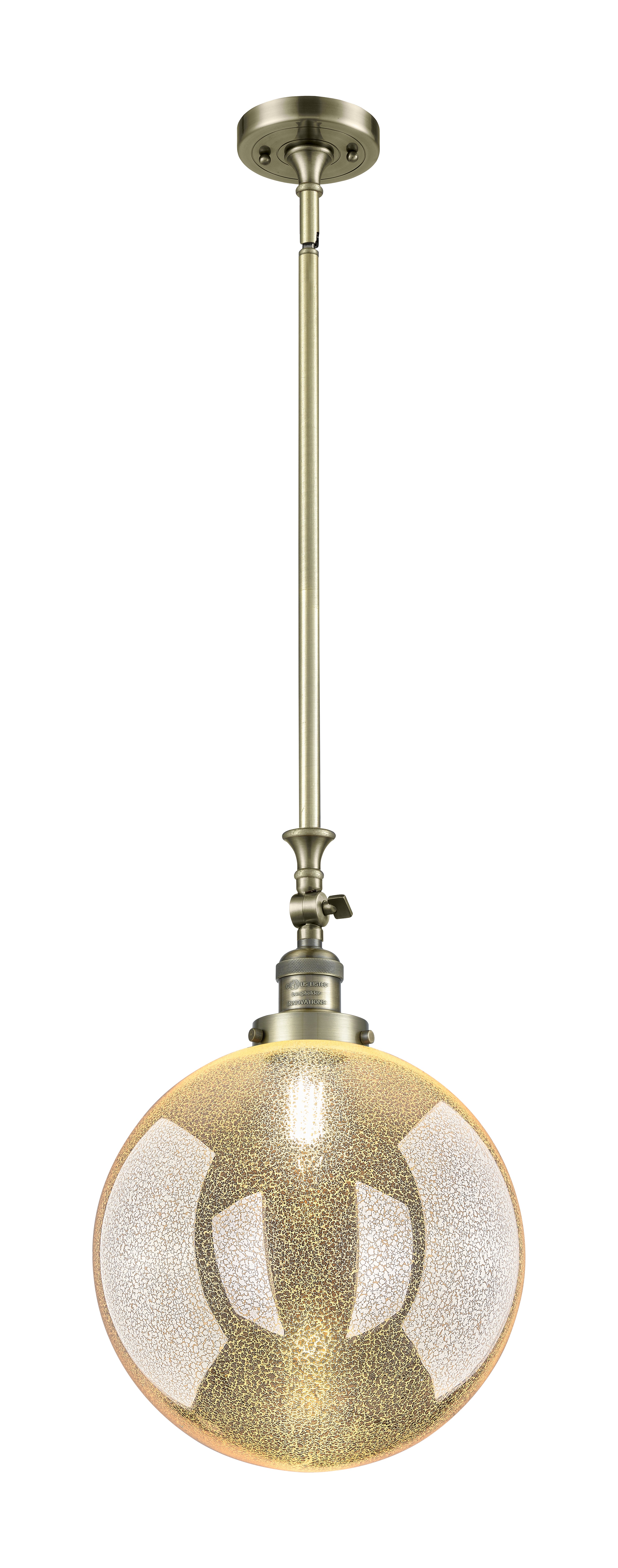 Franklin Restoration Antique Brass Mini Pendant