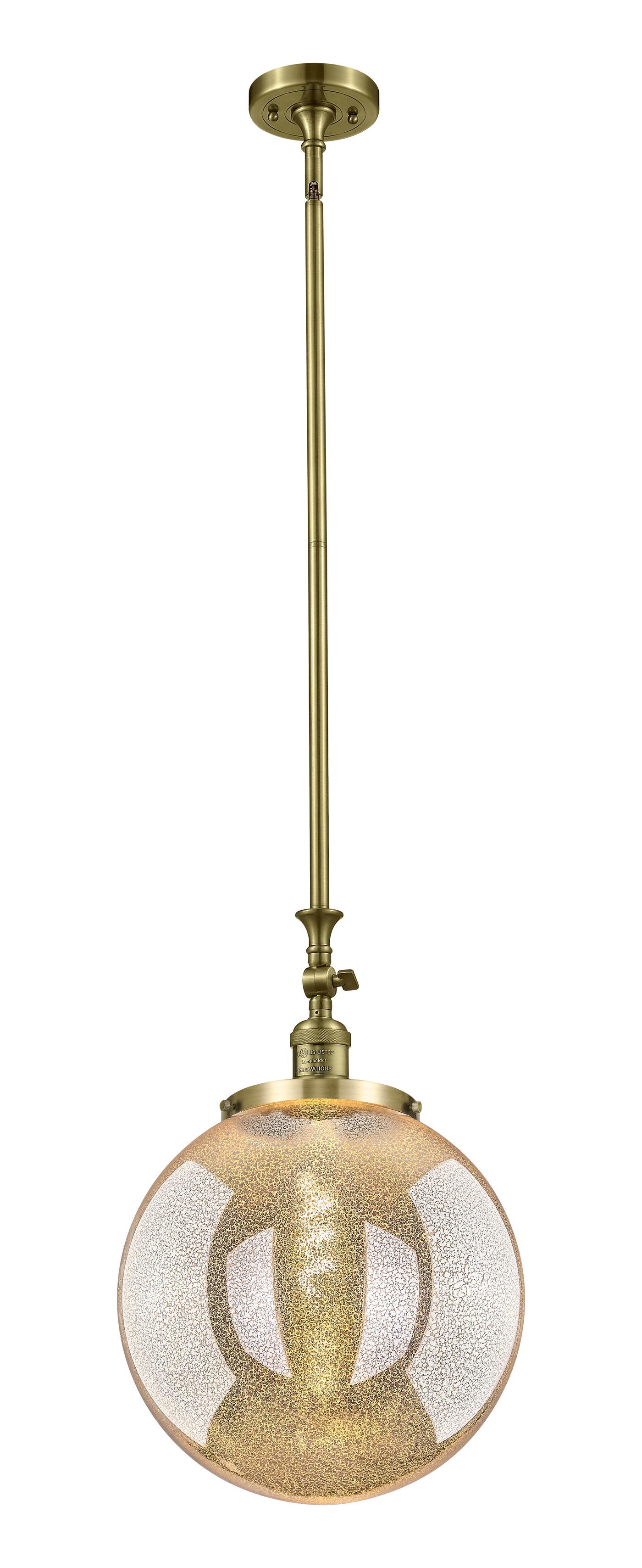 Franklin Restoration Mini Pendant Antique Brass