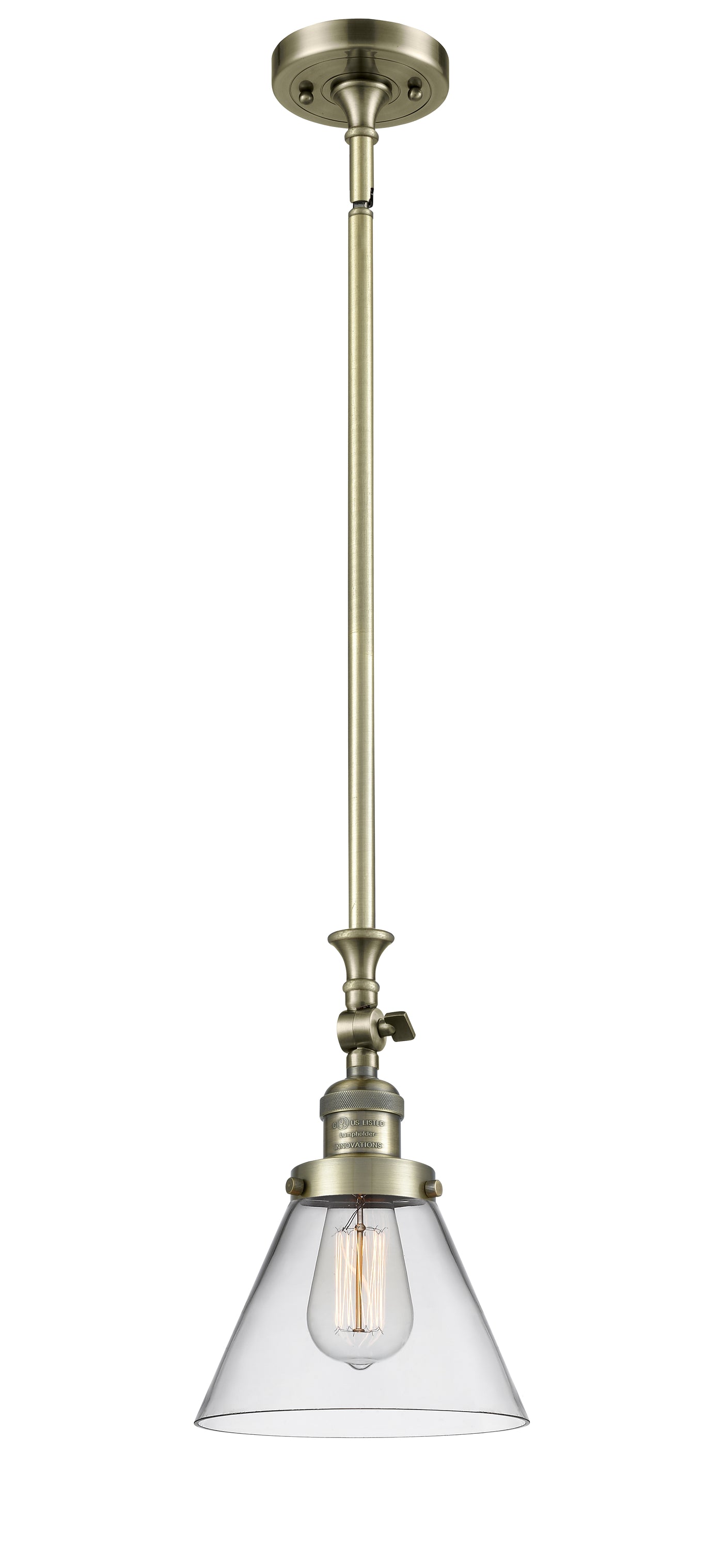 Franklin Restoration Mini Pendant Brass