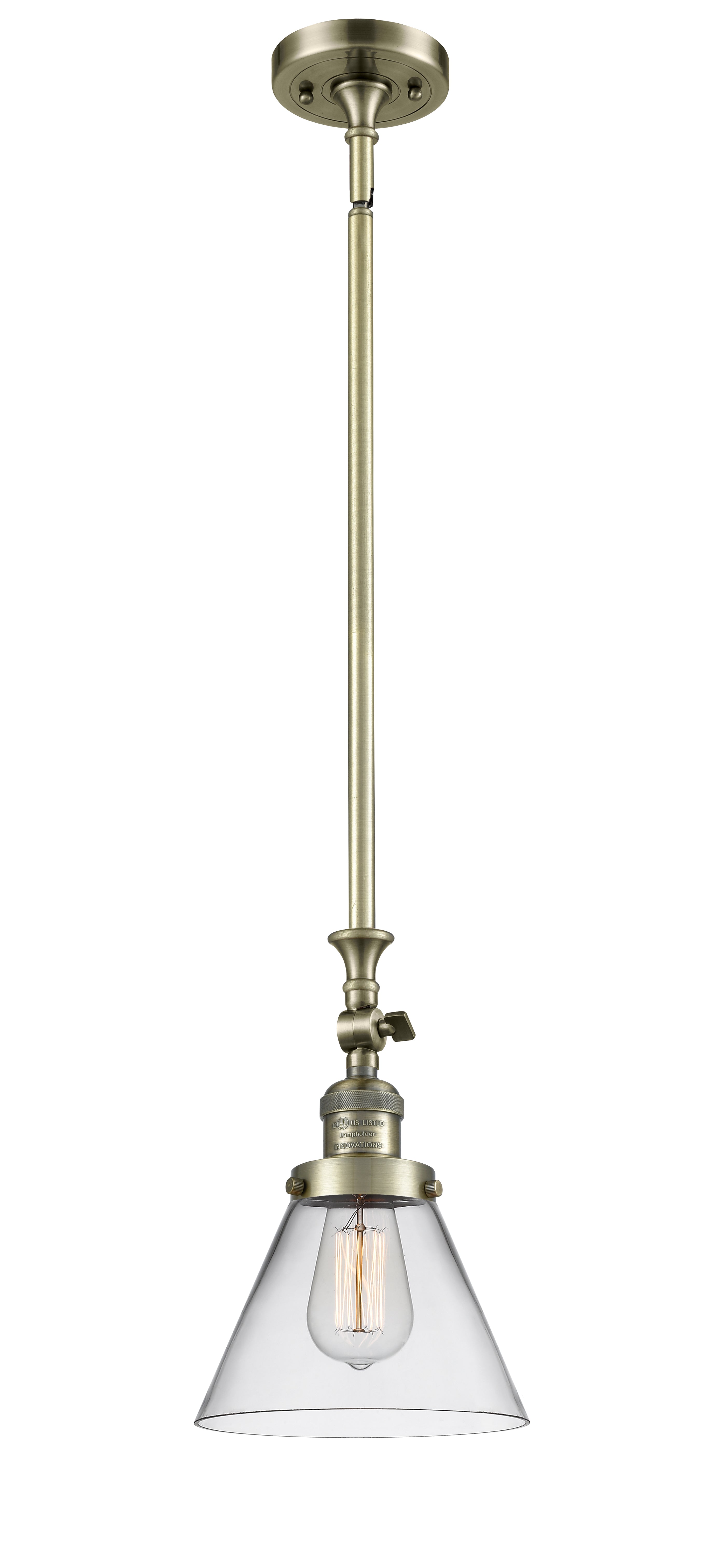 Franklin Restoration Mini Pendant Brass