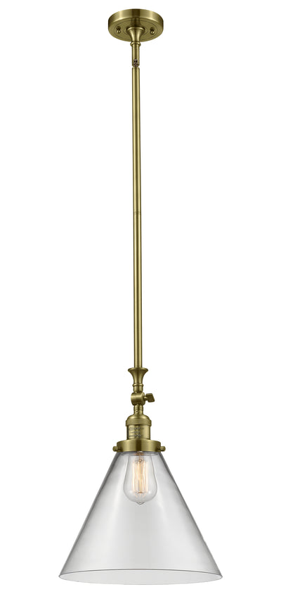Franklin Restoration Mini Pendant Antique Brass