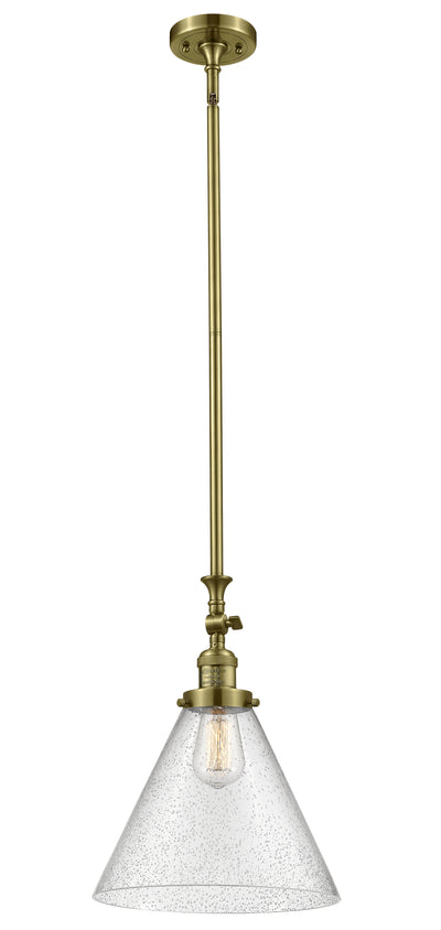 Franklin Restoration Antique Brass Mini Pendant