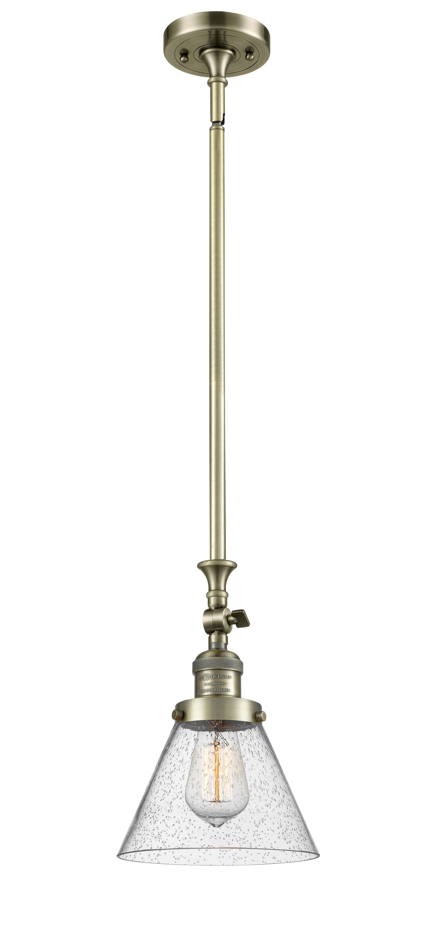 Franklin Restoration Mini Pendant Antique Brass