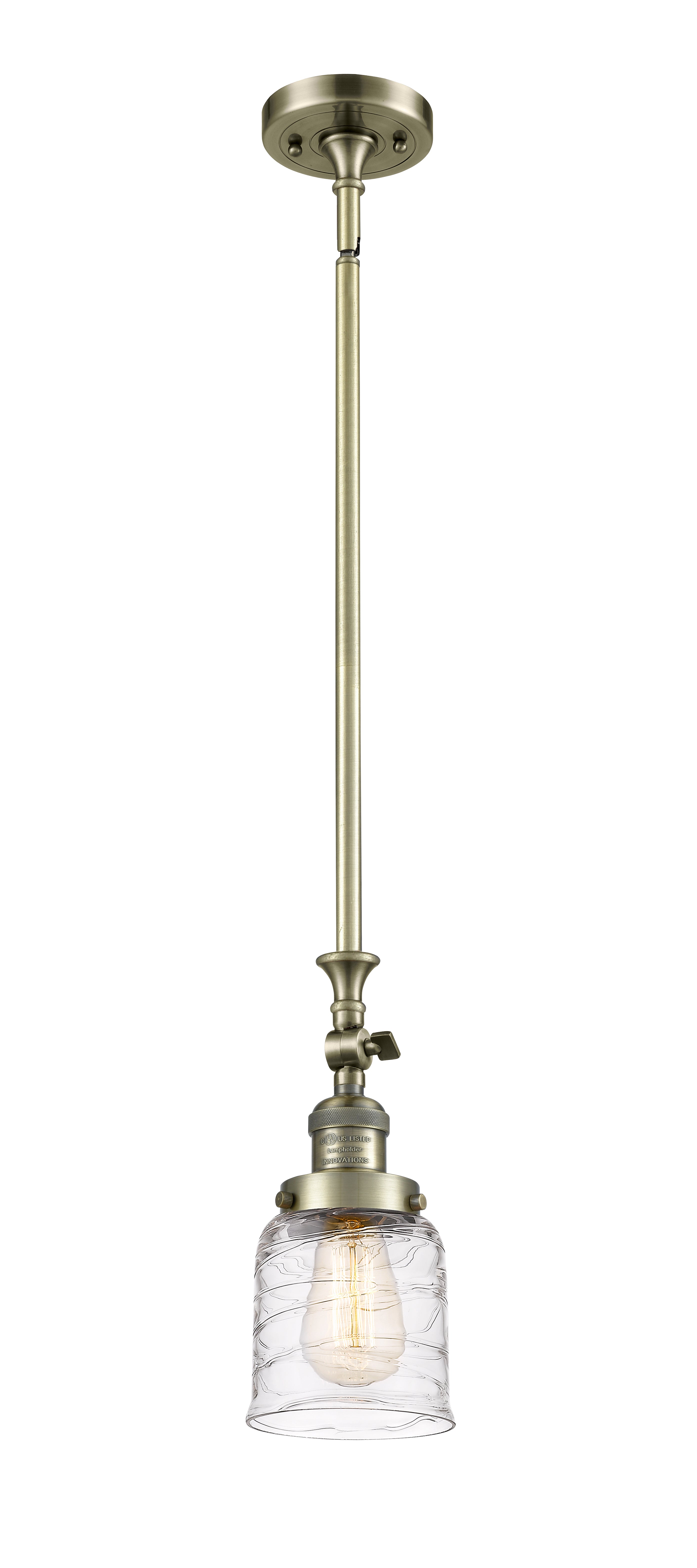 Franklin Restoration Mini Pendant Antique Brass