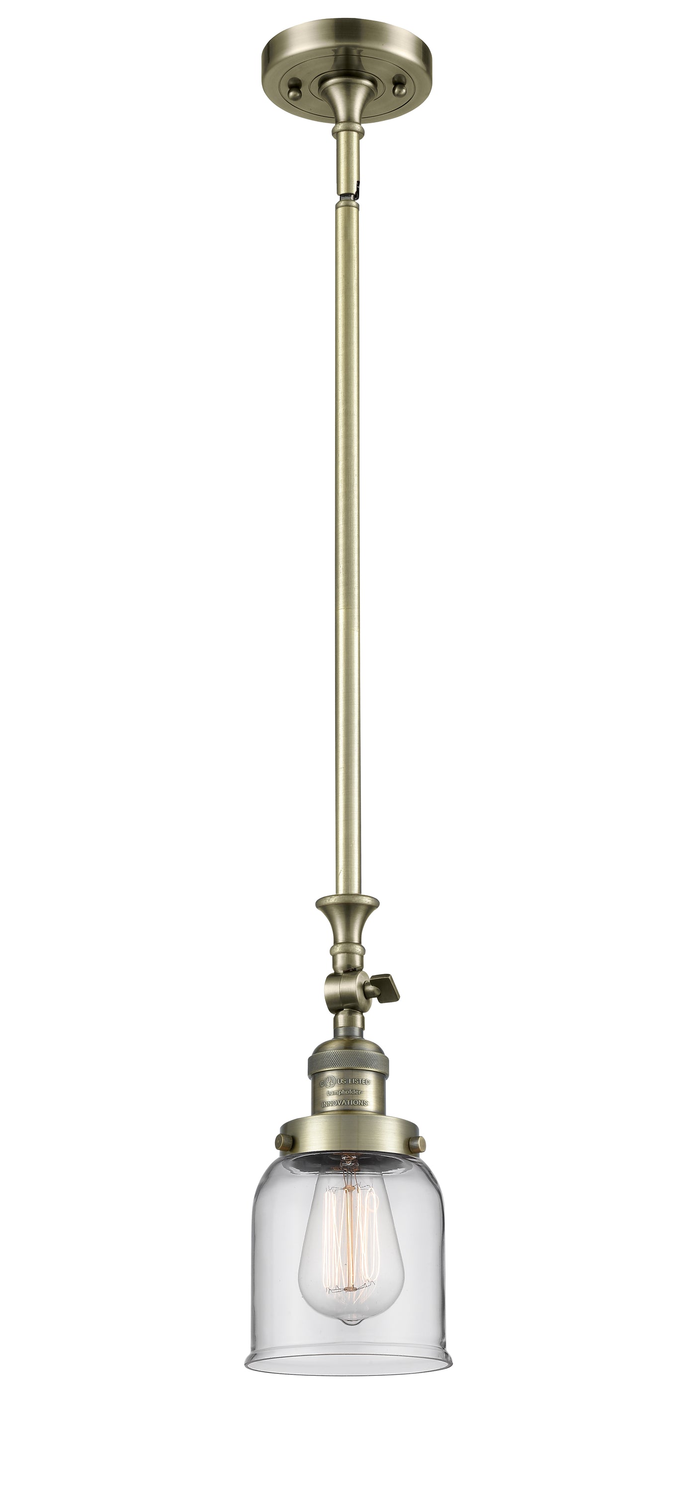 Franklin Restoration Mini Pendant Antique Brass