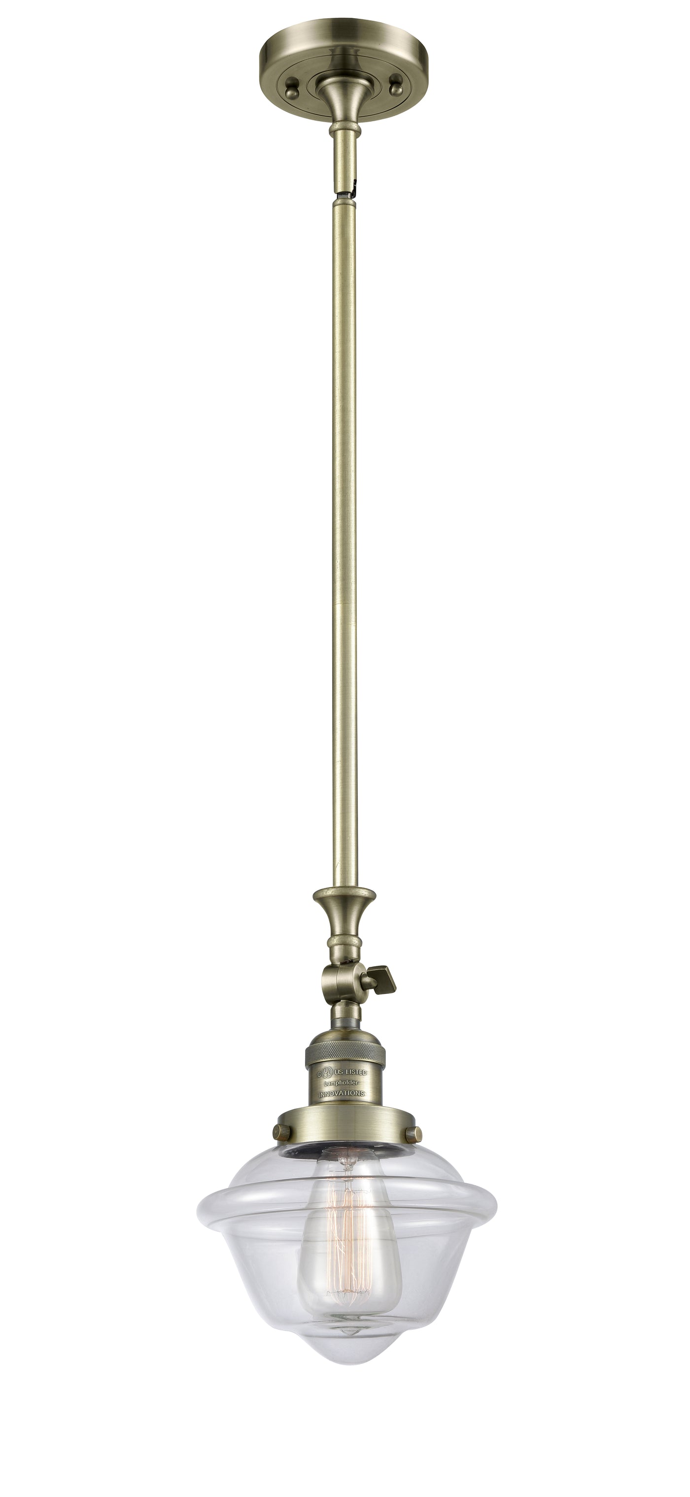 Franklin Restoration Pendant Antique Brass