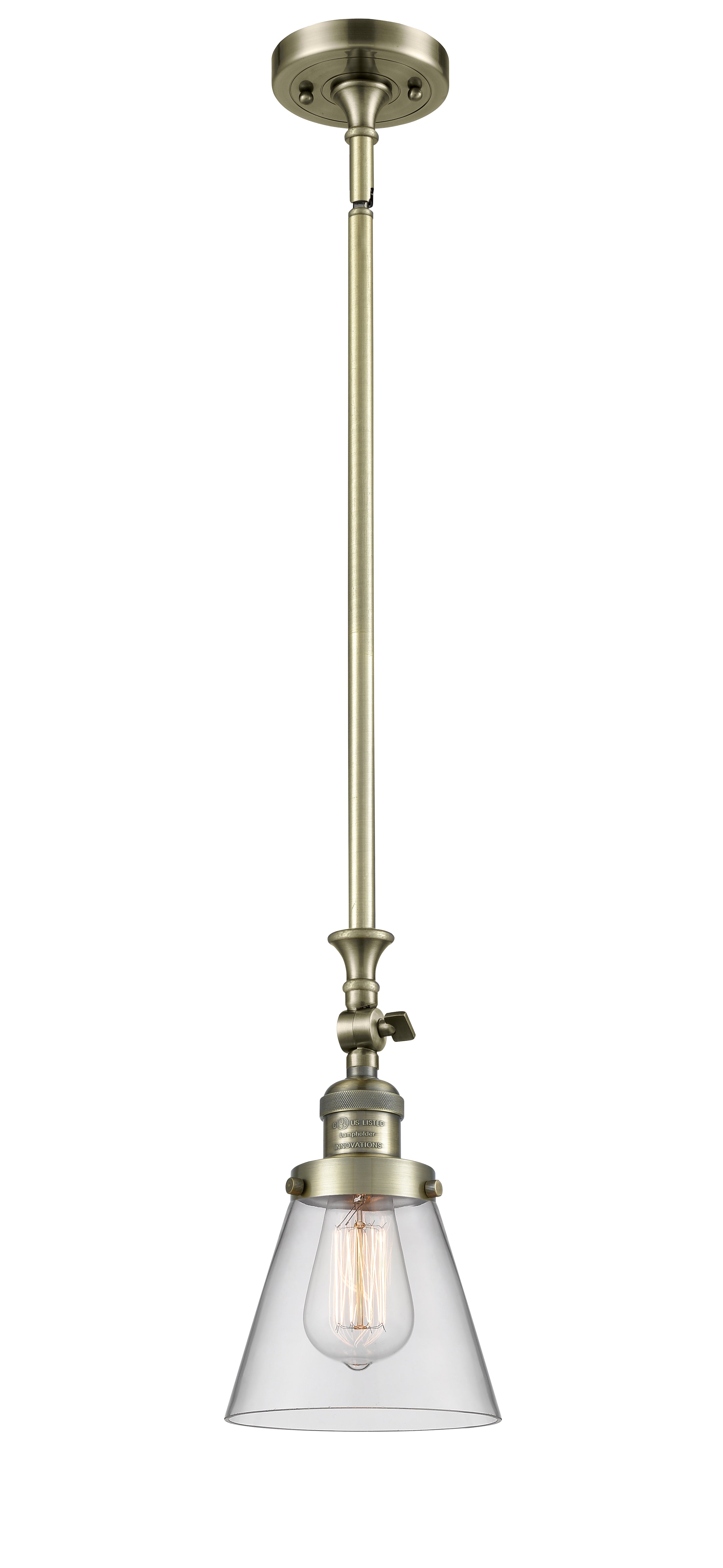 Franklin Restoration Mini Pendant Cast Brass