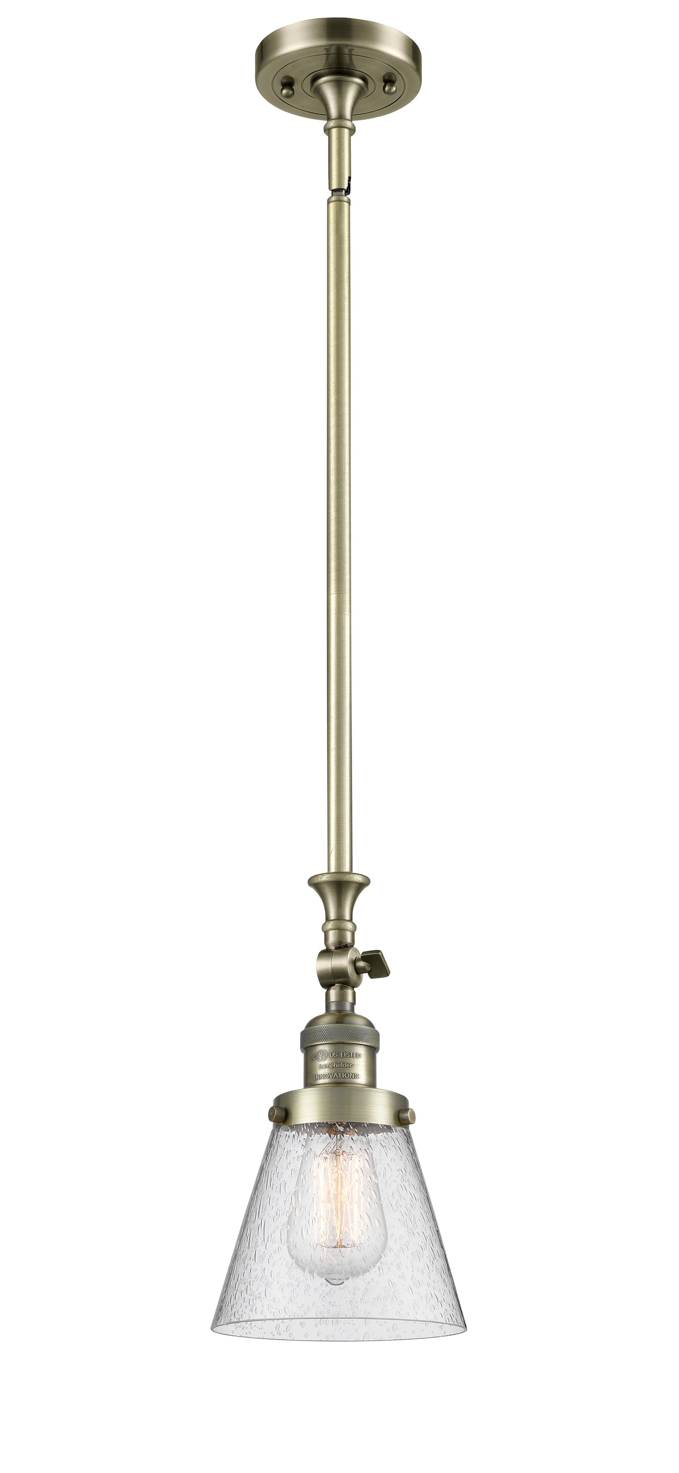 Franklin Restoration Mini Pendant Antique Brass