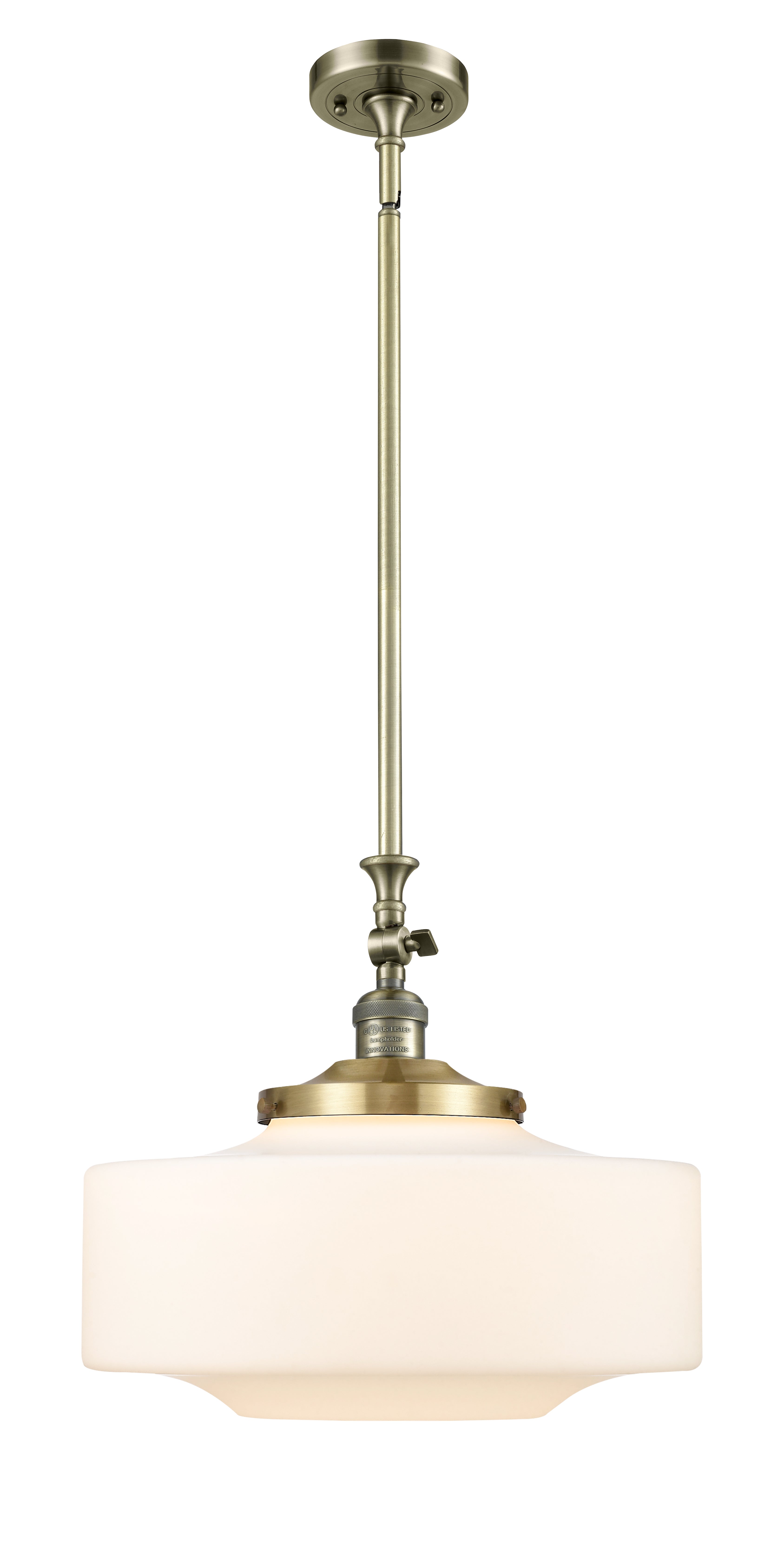 Franklin Restoration Mini Pendant Antique Brass