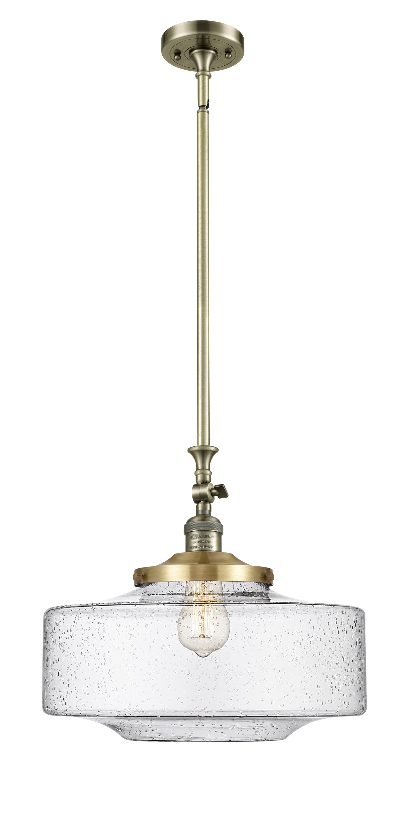 Franklin Restoration Mini Pendant Antique Brass
