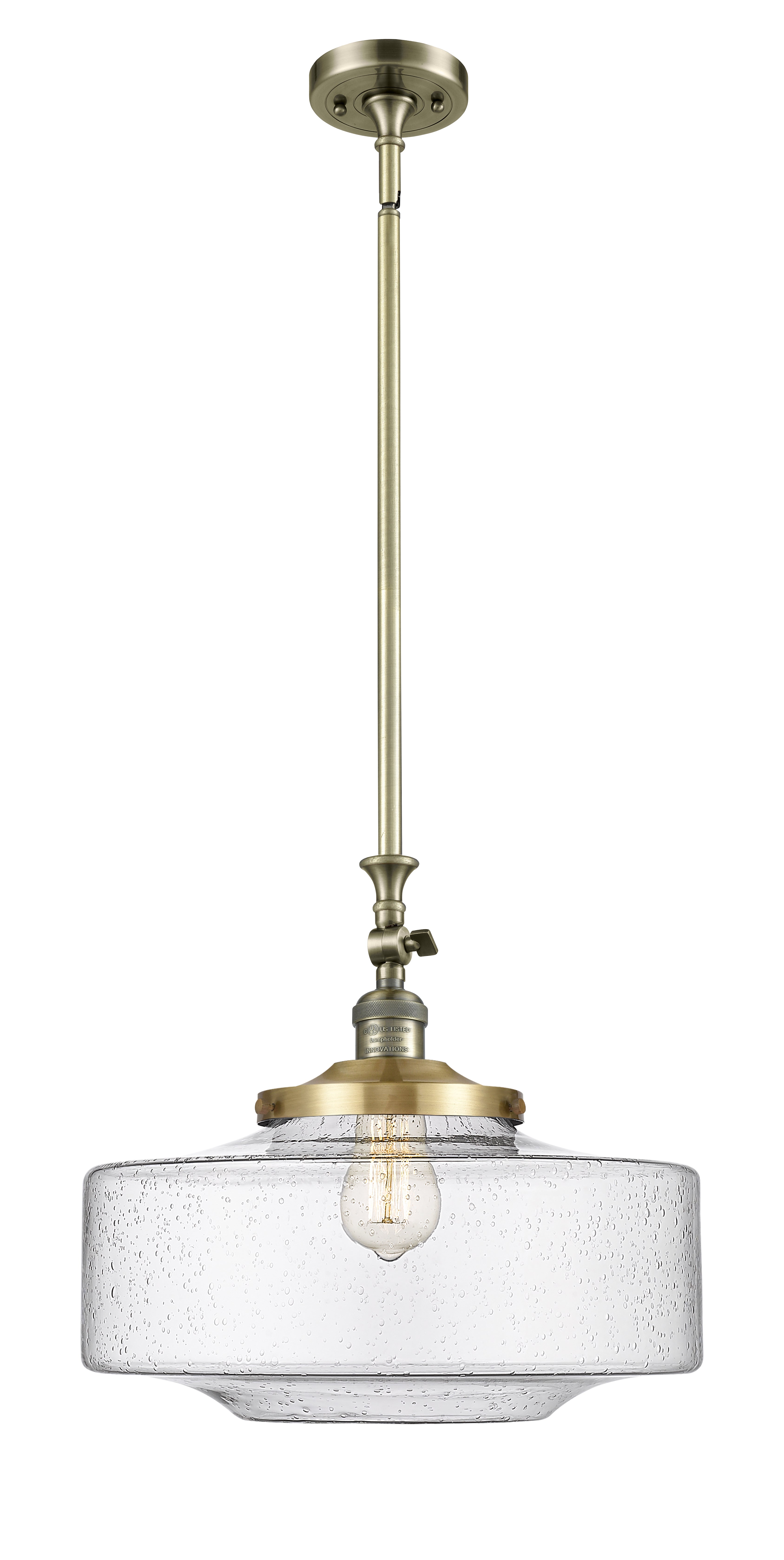Franklin Restoration Mini Pendant Antique Brass