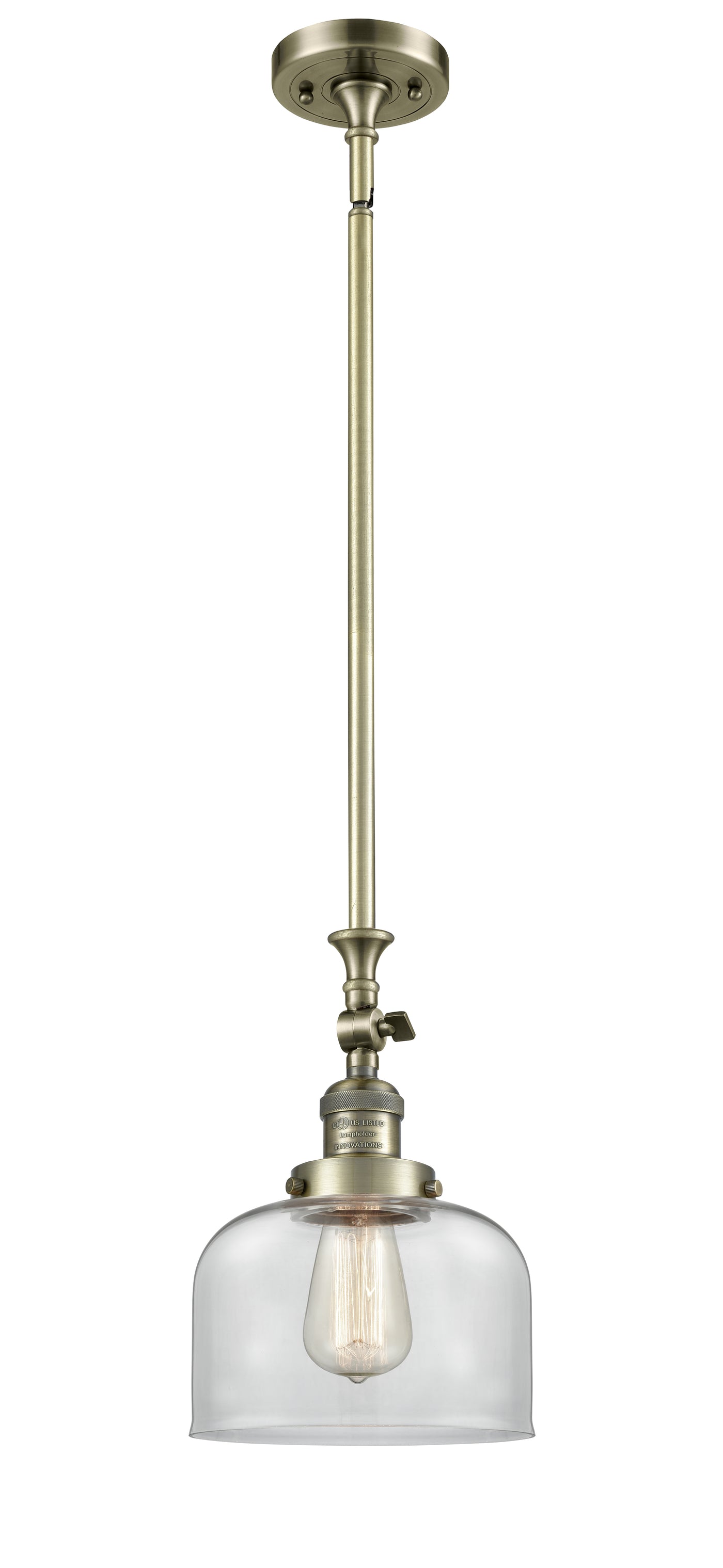 Franklin Restoration Cast Brass Pendant