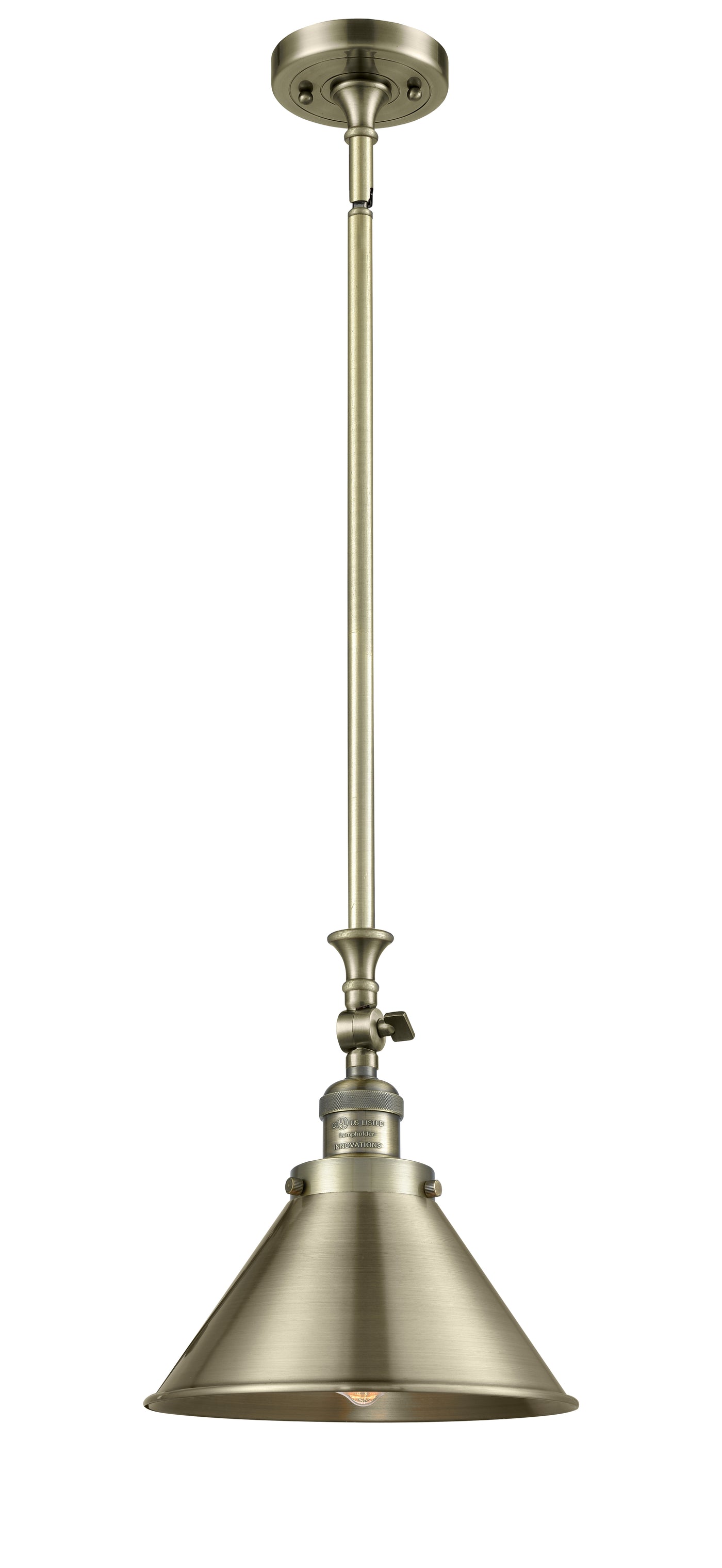 Franklin Restoration Mini Pendant Cast Brass