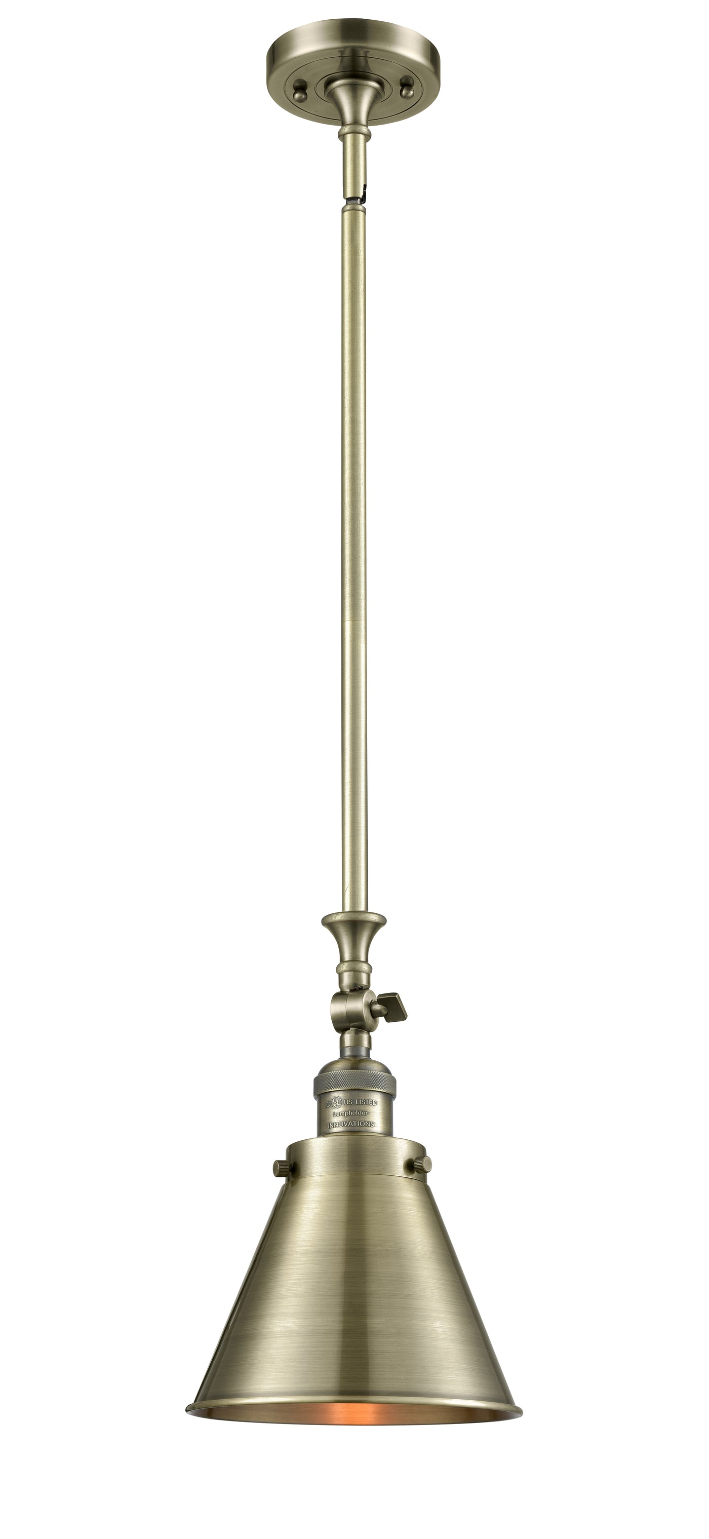 Franklin Restoration Mini Pendant Cast Brass