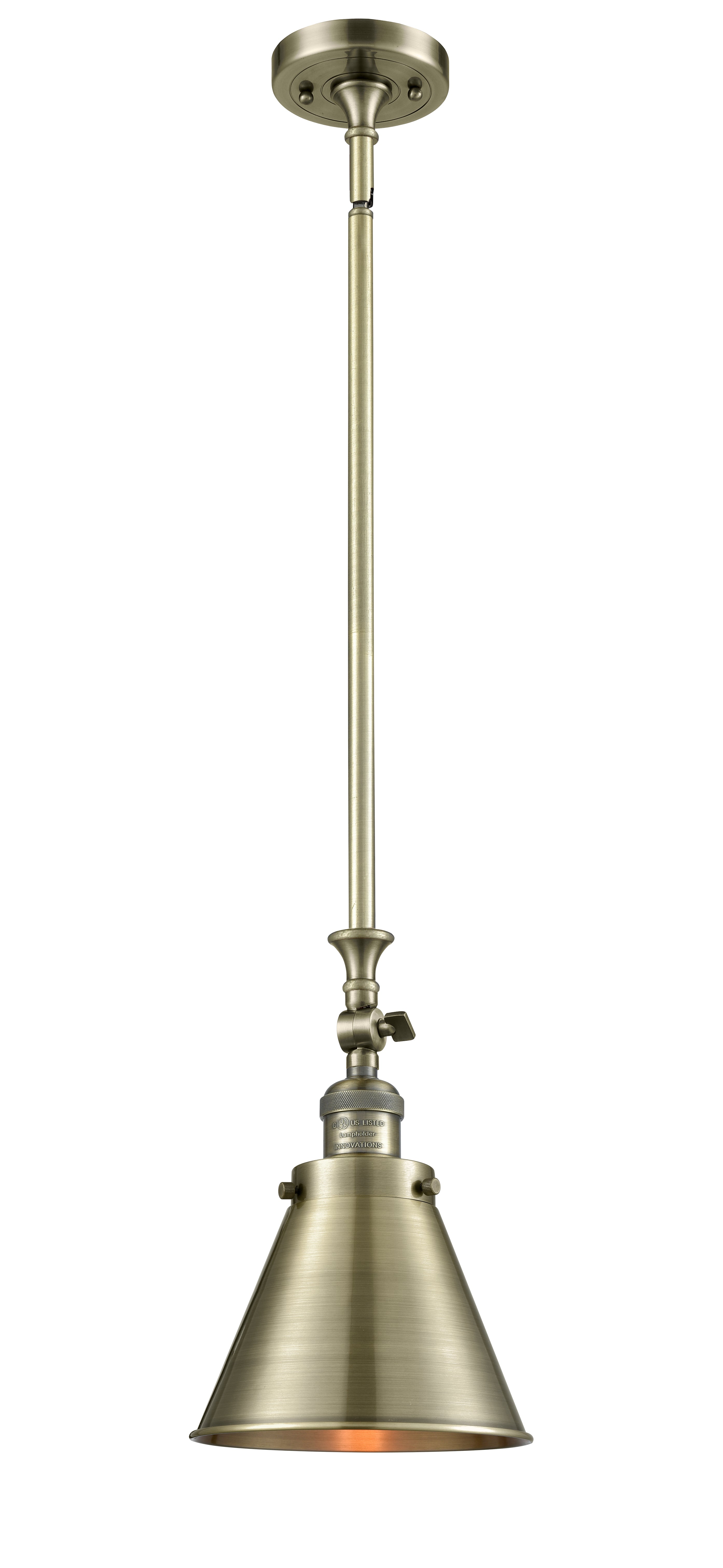 Franklin Restoration Mini Pendant Cast Brass