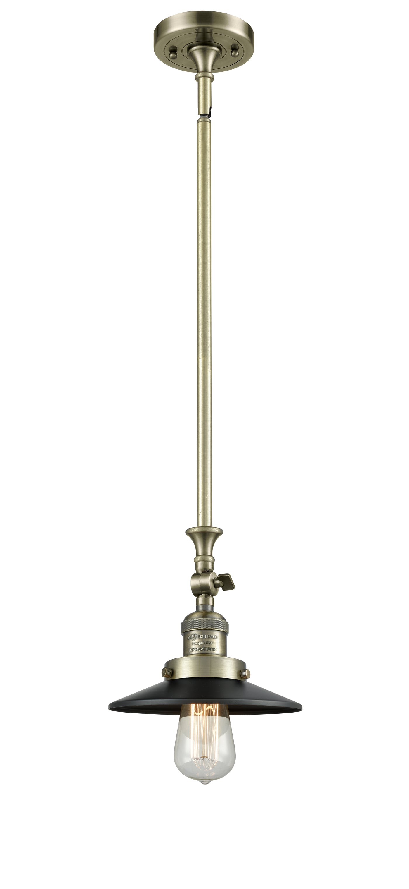 Franklin Restoration Mini Pendant Antique Brass