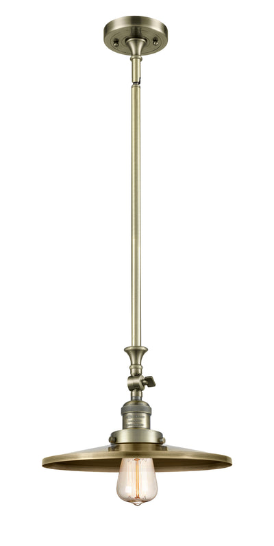 Franklin Restoration Mini Pendant Brass Steel
