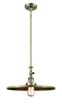 Franklin Restoration Mini Pendant Antique Brass